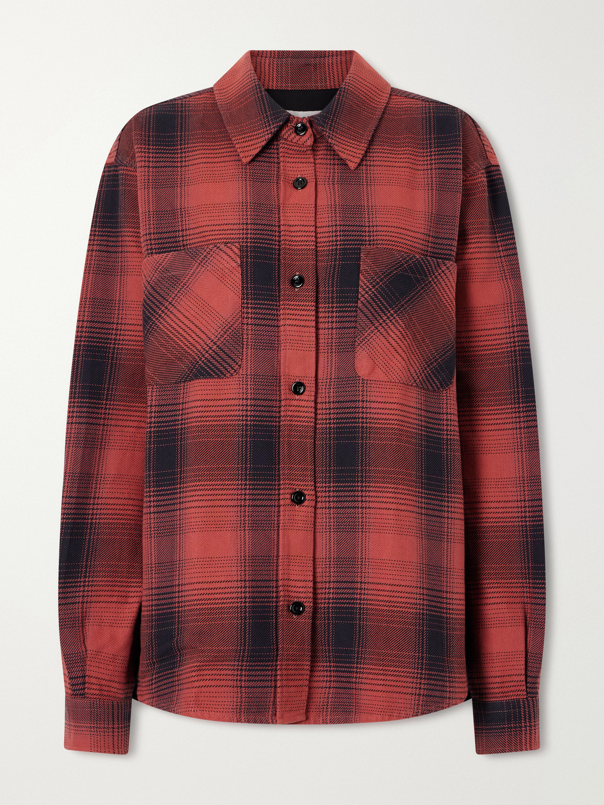 Our Legacy Whoppin Checked Cotton Shirt In Brown