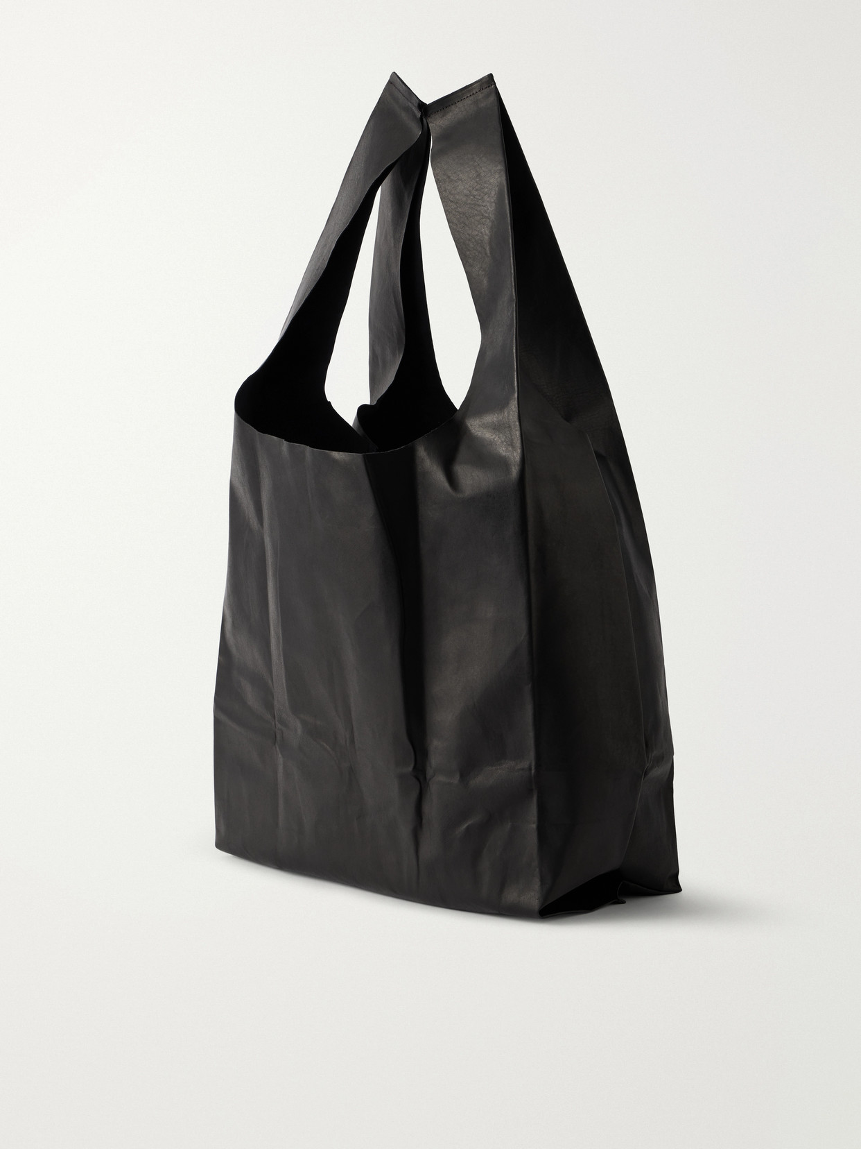 Grocery Bag Leather Tote