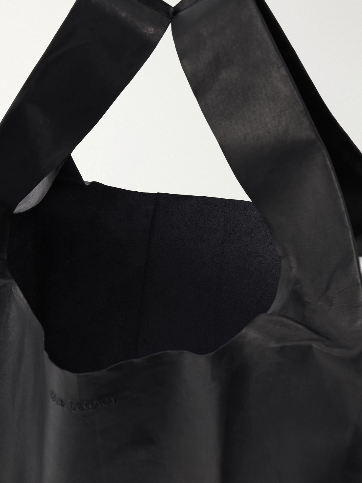Grocery Bag Leather Tote