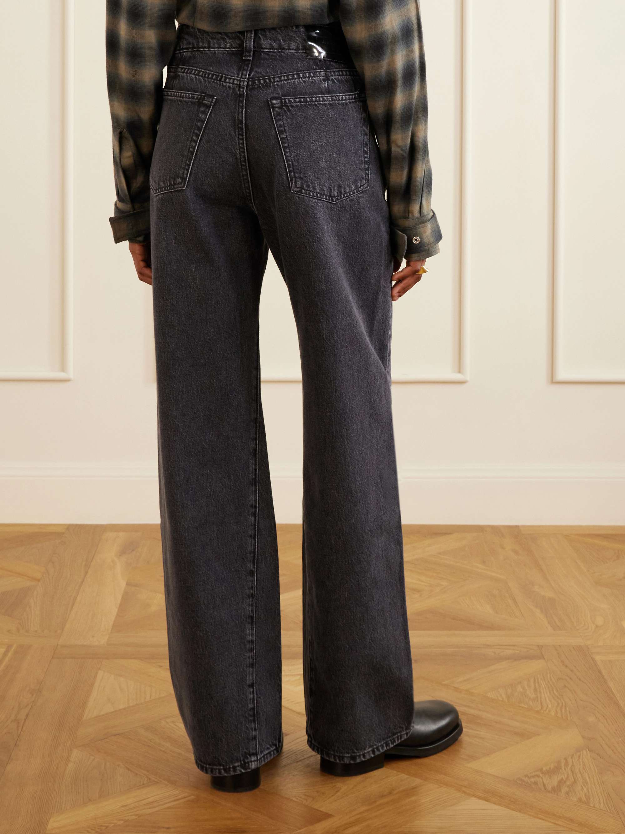 OUR LEGACY Treble Cut high-rise wide-leg jeans | NET-A-PORTER