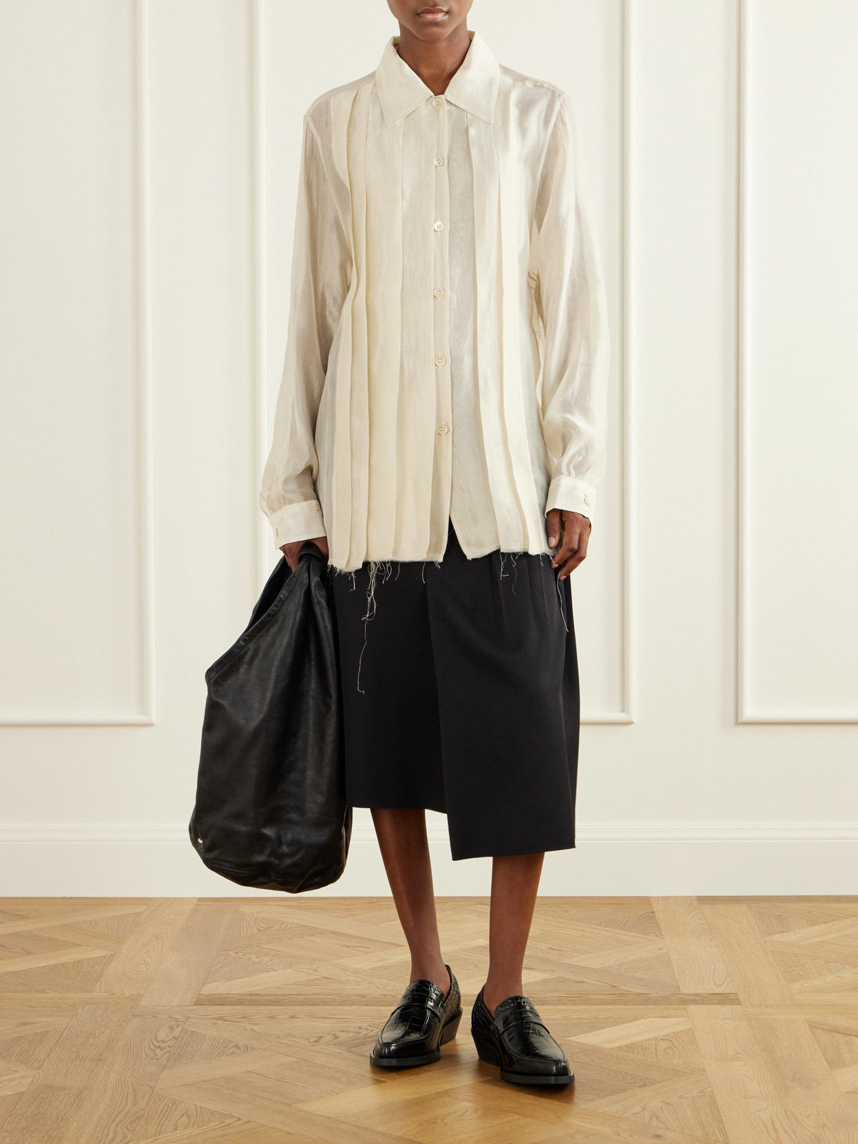 Fofo Drip Leather Tote