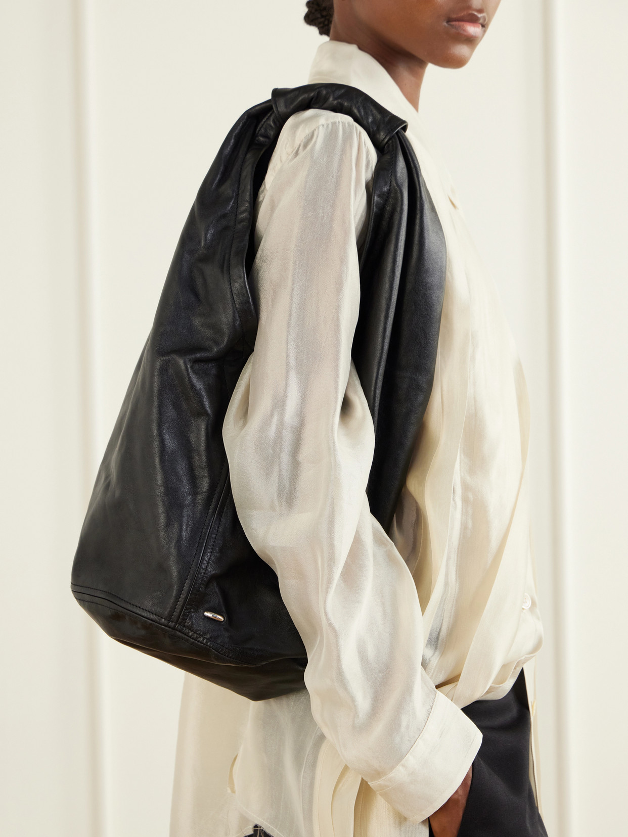 Fofo Drip Leather Tote