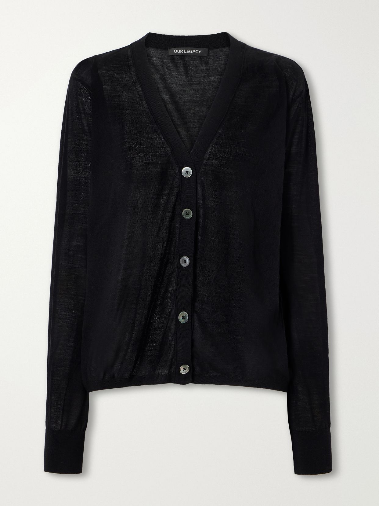 slouch merino wool cardigan