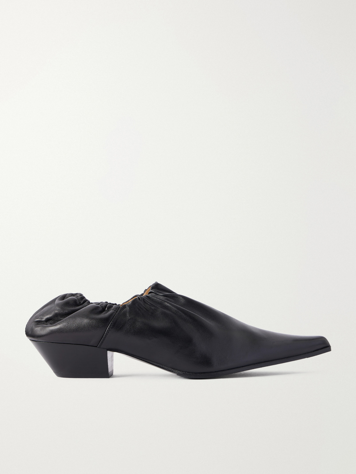Our Legacy Ranch Envelope 35 Gathered Leather Pumps In Multi
