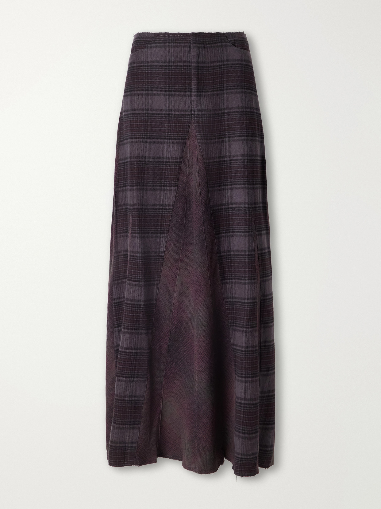 Rebel Checked Cotton-Flannel Maxi