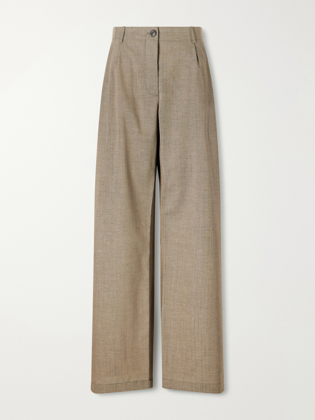 Our Legacy Wool-blend Wide-leg Pants In Brown
