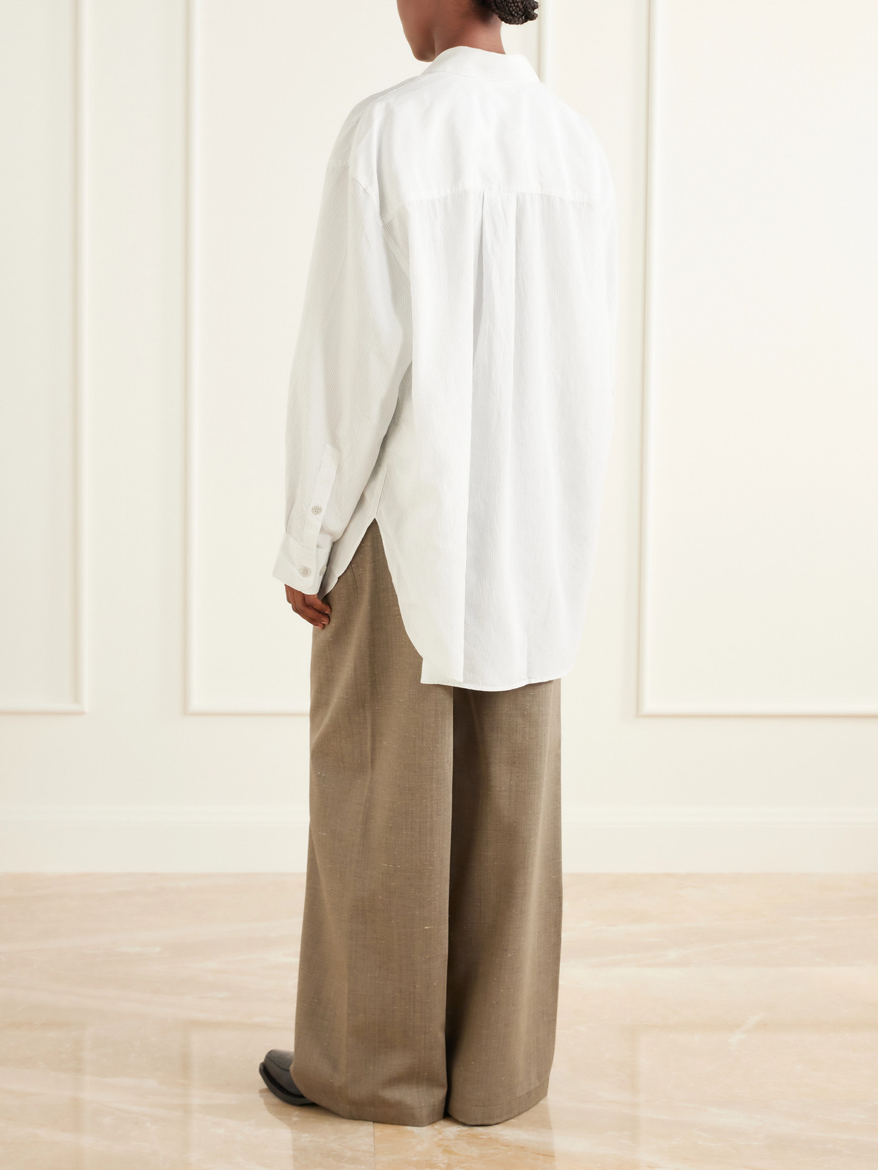 Heirloom Striped Modal-Blend Shirt