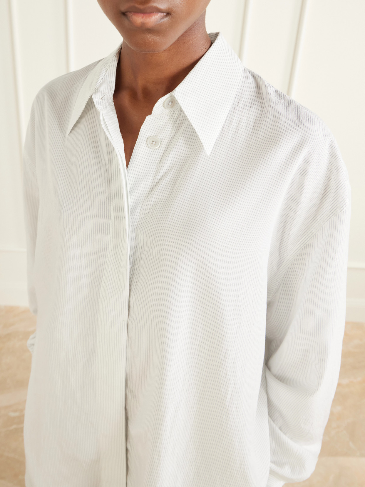 Heirloom Striped Modal-Blend Shirt