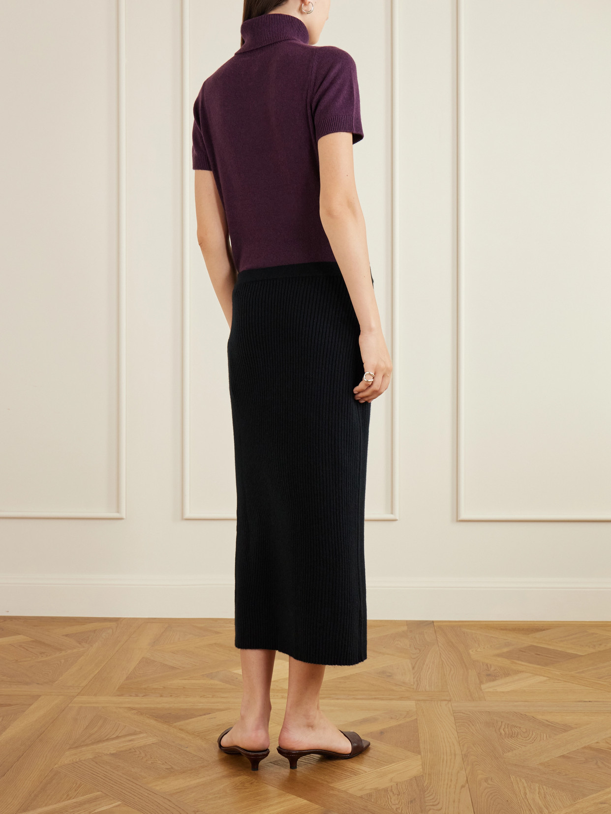 And Cashmere-Blend Midi
