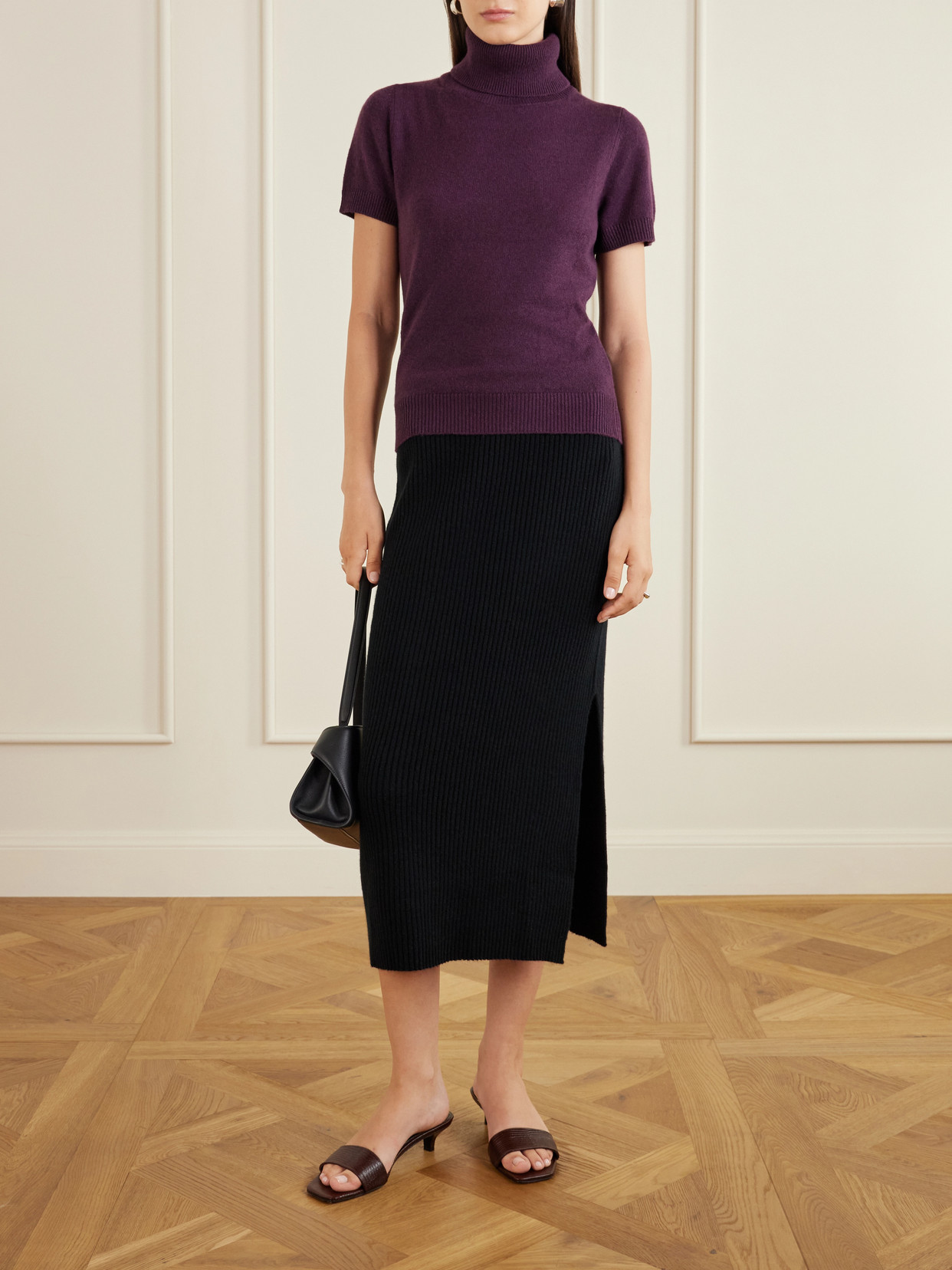 And Cashmere-Blend Midi