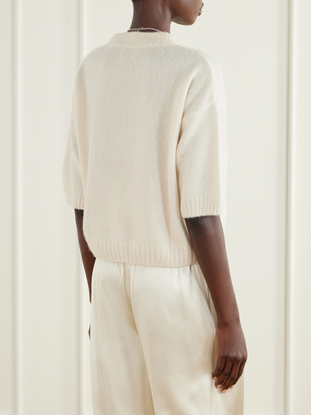 Cashmere And Silk-Blend Sweater