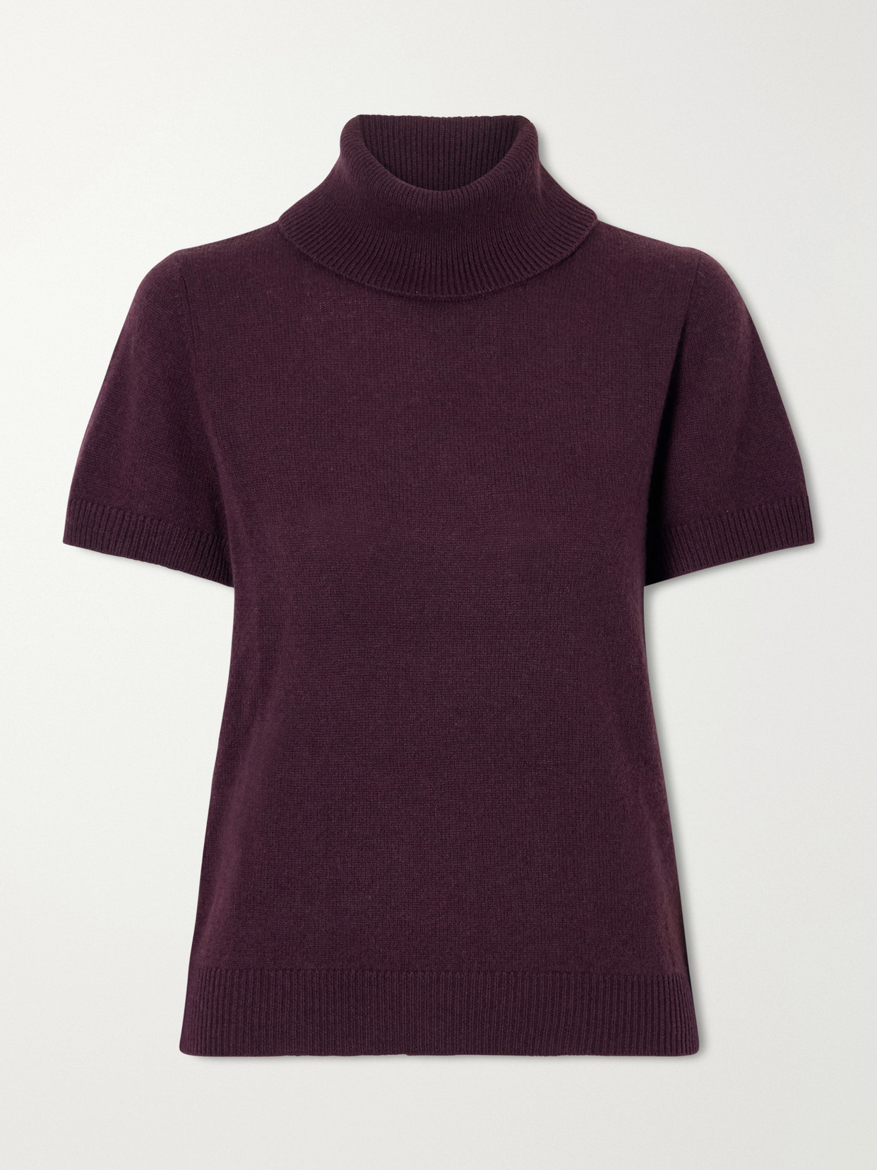 Allude Cashmere Turtleneck Sweater In Purple