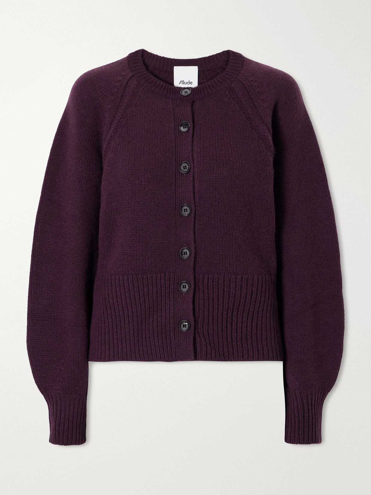 Allude Cashmere Cardigan In Purple