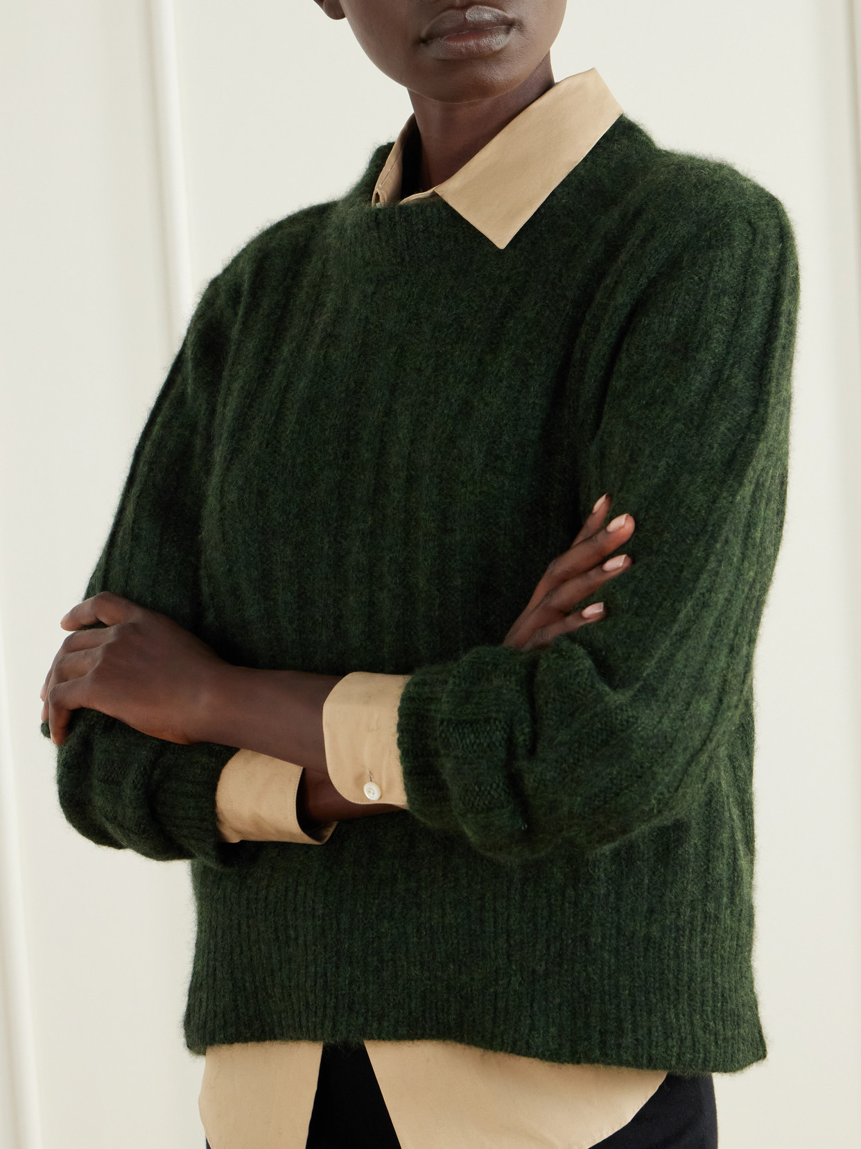 Cashmere And Silk-Blend Sweater