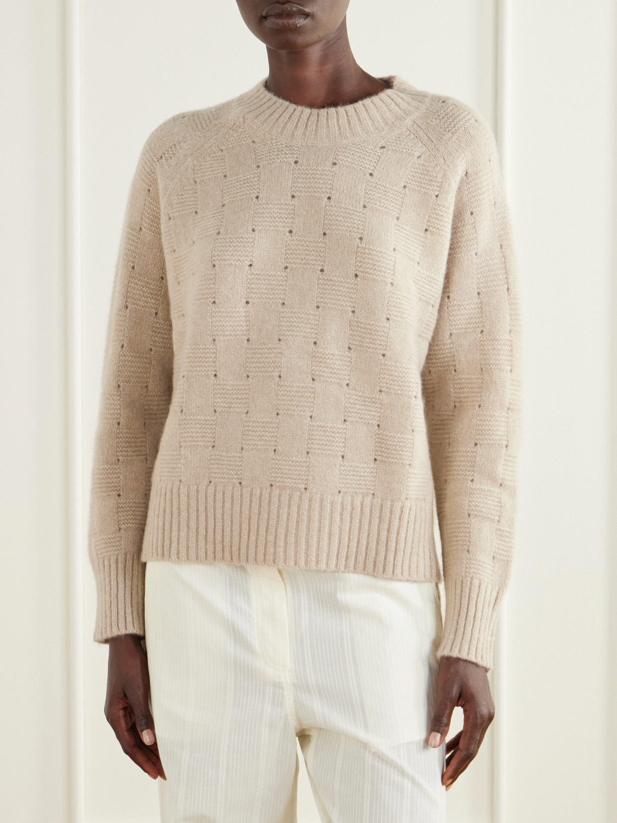 Cashmere And Silk-Blend Sweater