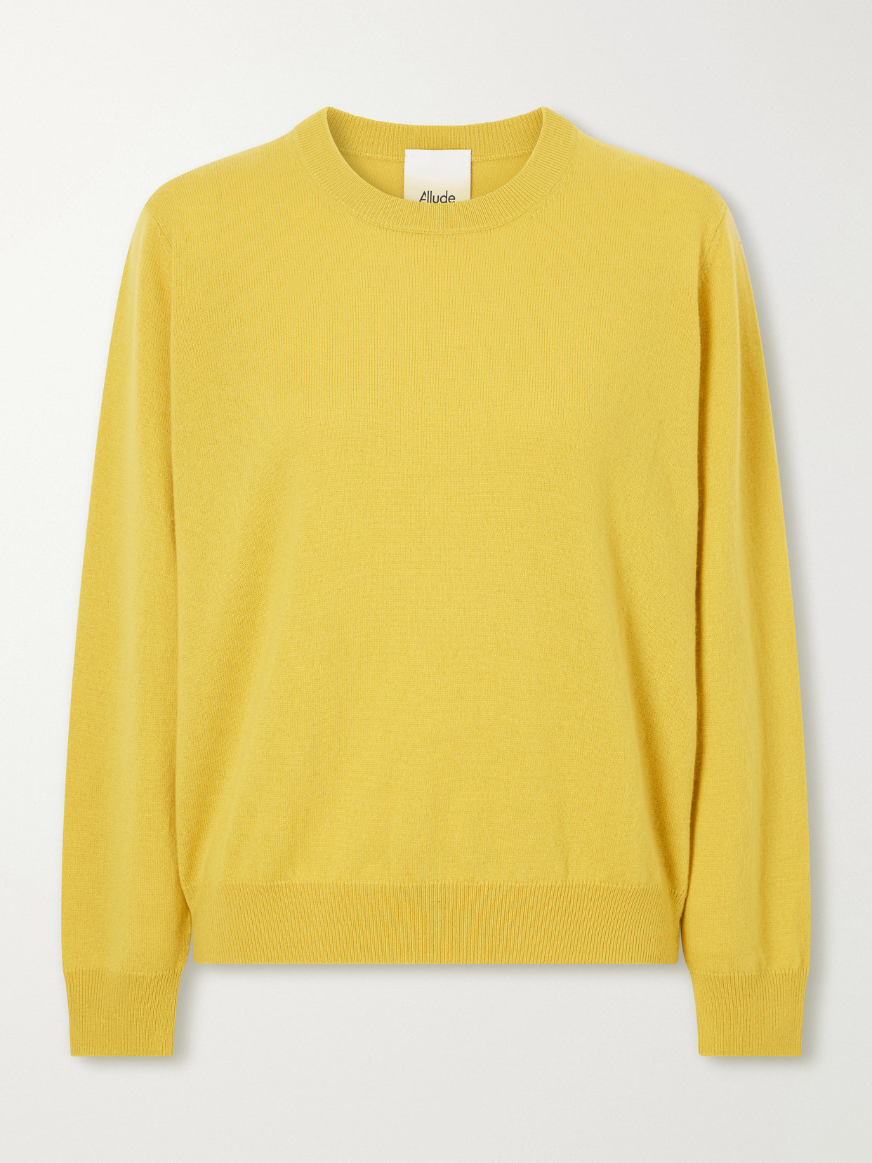 Allude Cashmere Sweater In Yellow