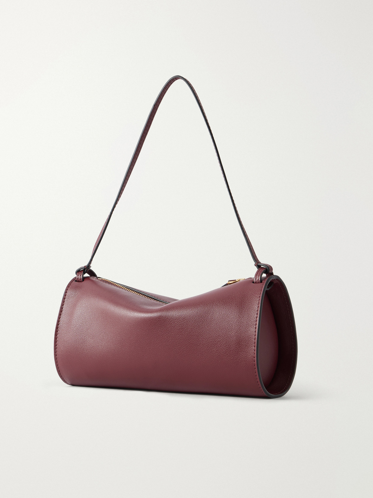 Neous Gemini Leather Shoulder Bag In Red