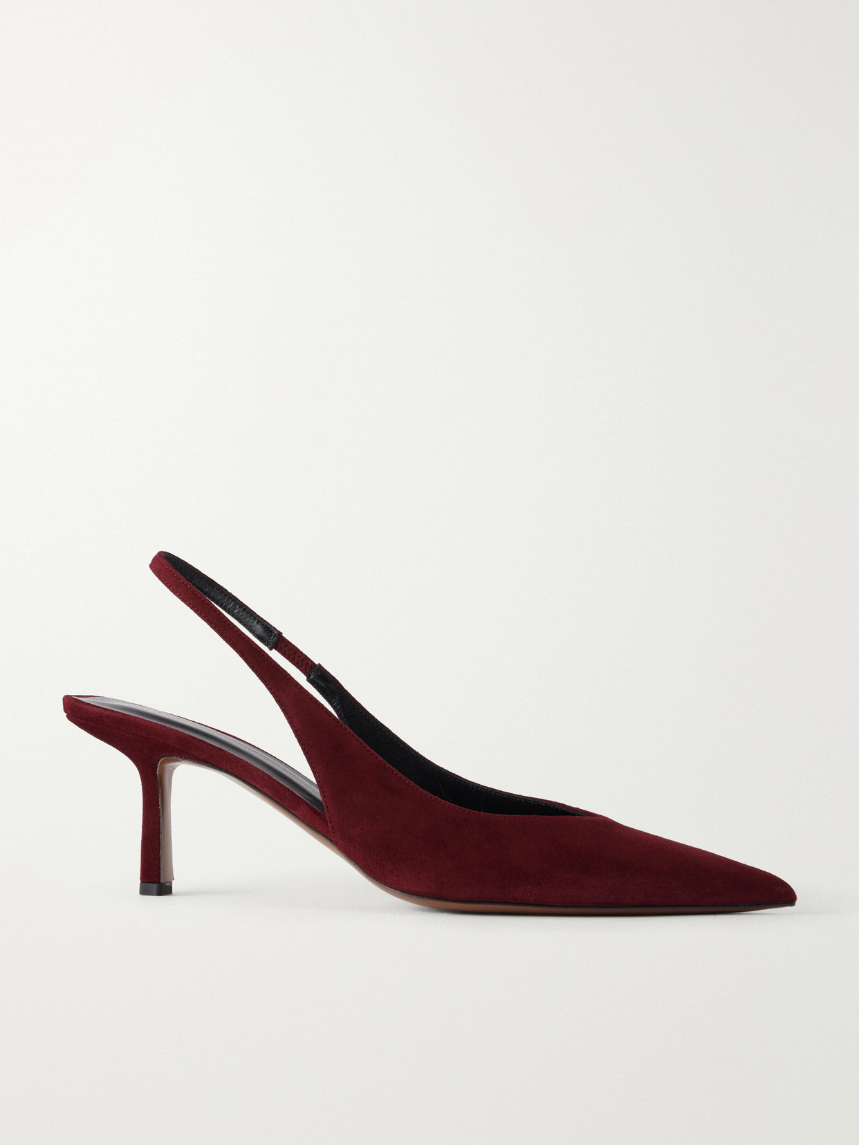 Neous Moriah 65 Suede Pumps In Burgundy