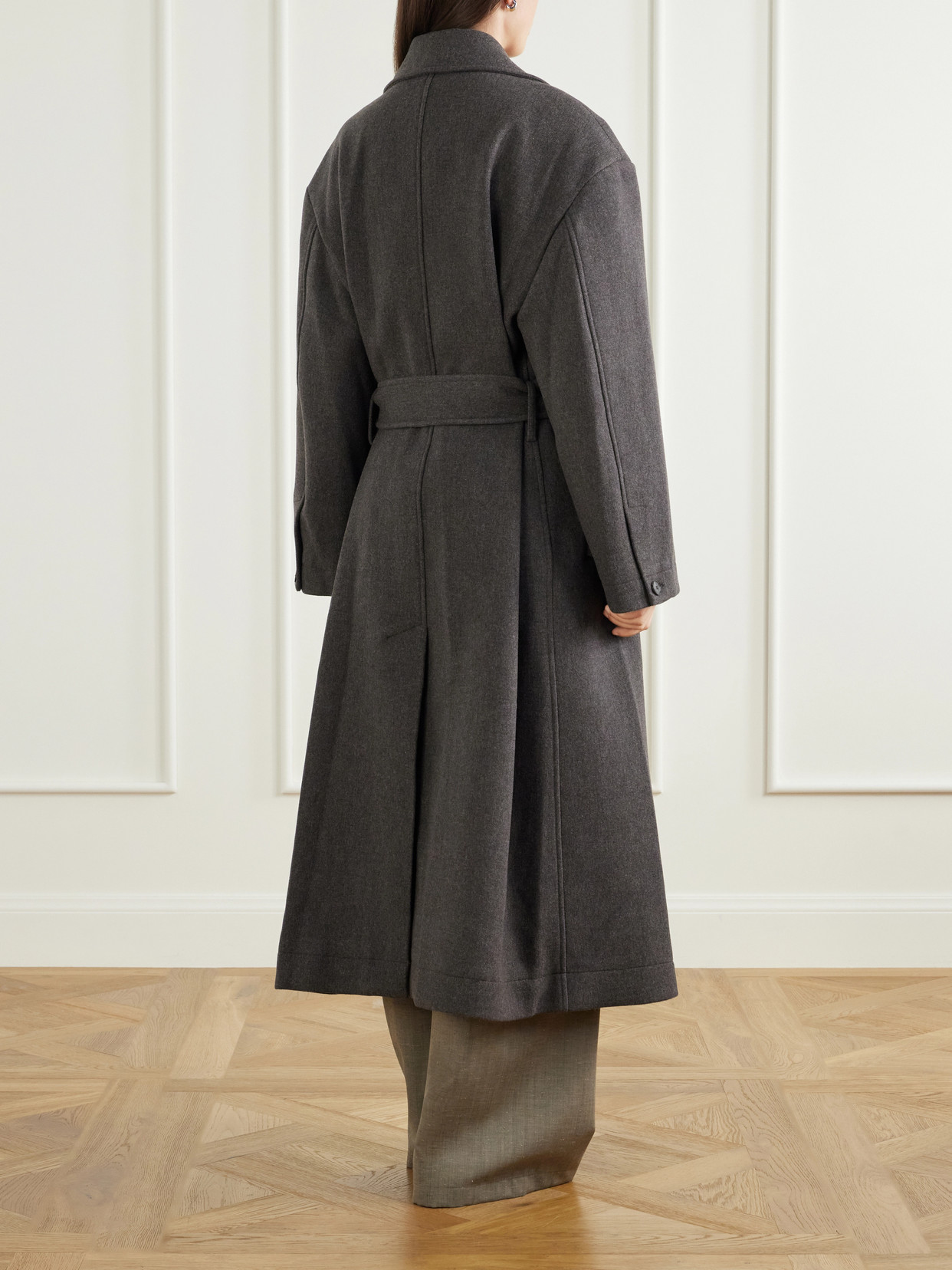 Auditor Belted Recycled Coat