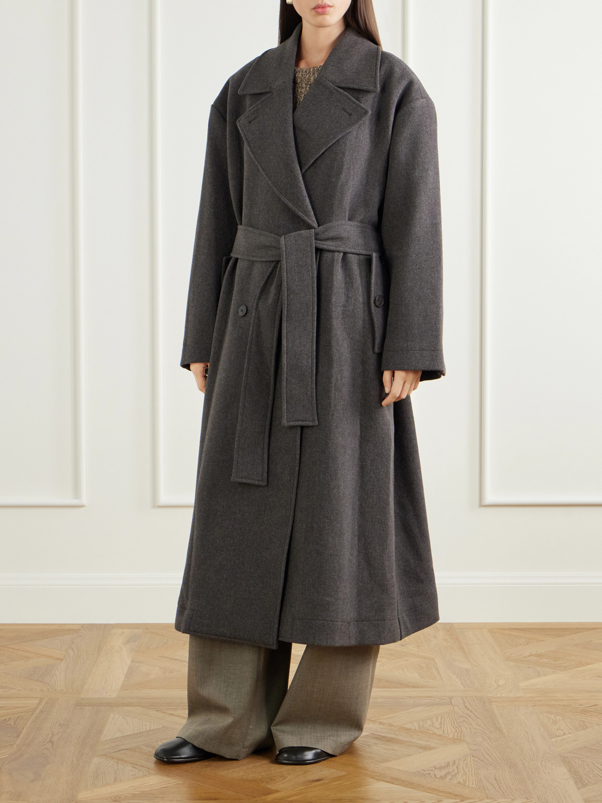 Auditor Belted Recycled Coat