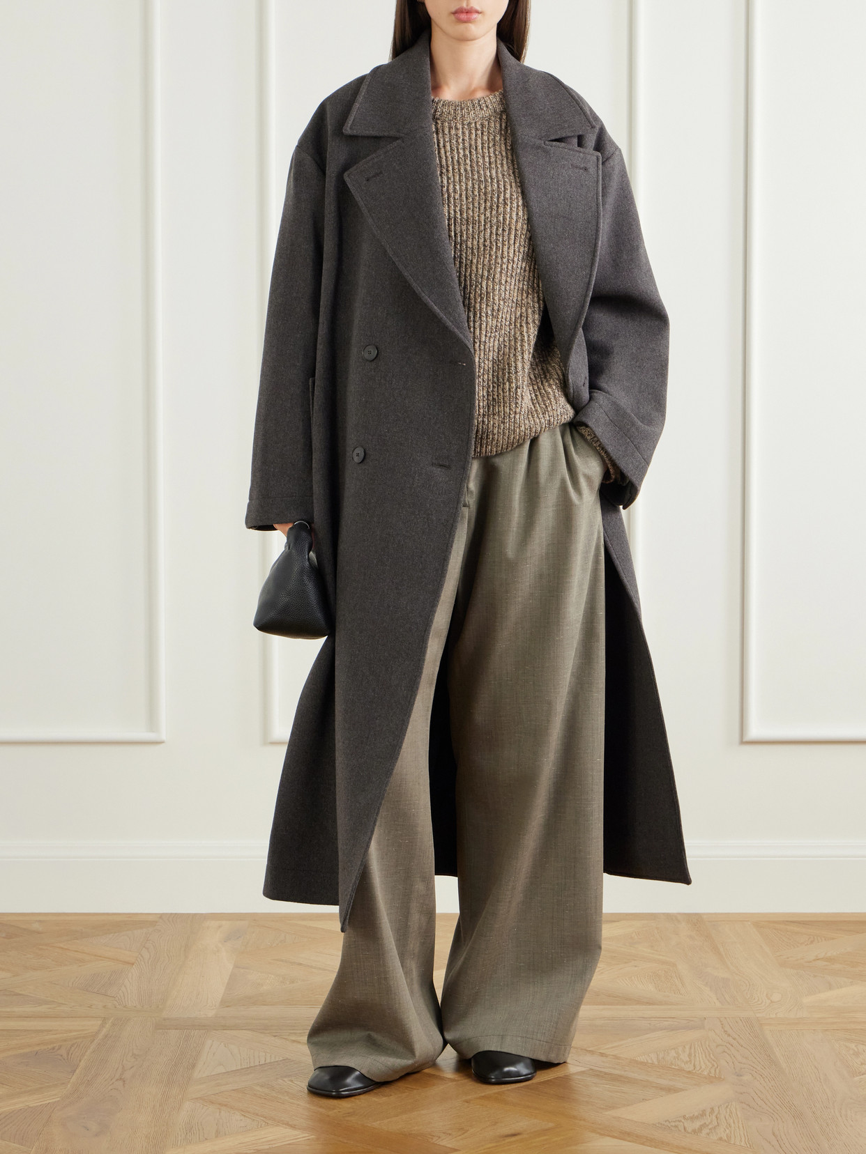 Auditor Belted Recycled Coat