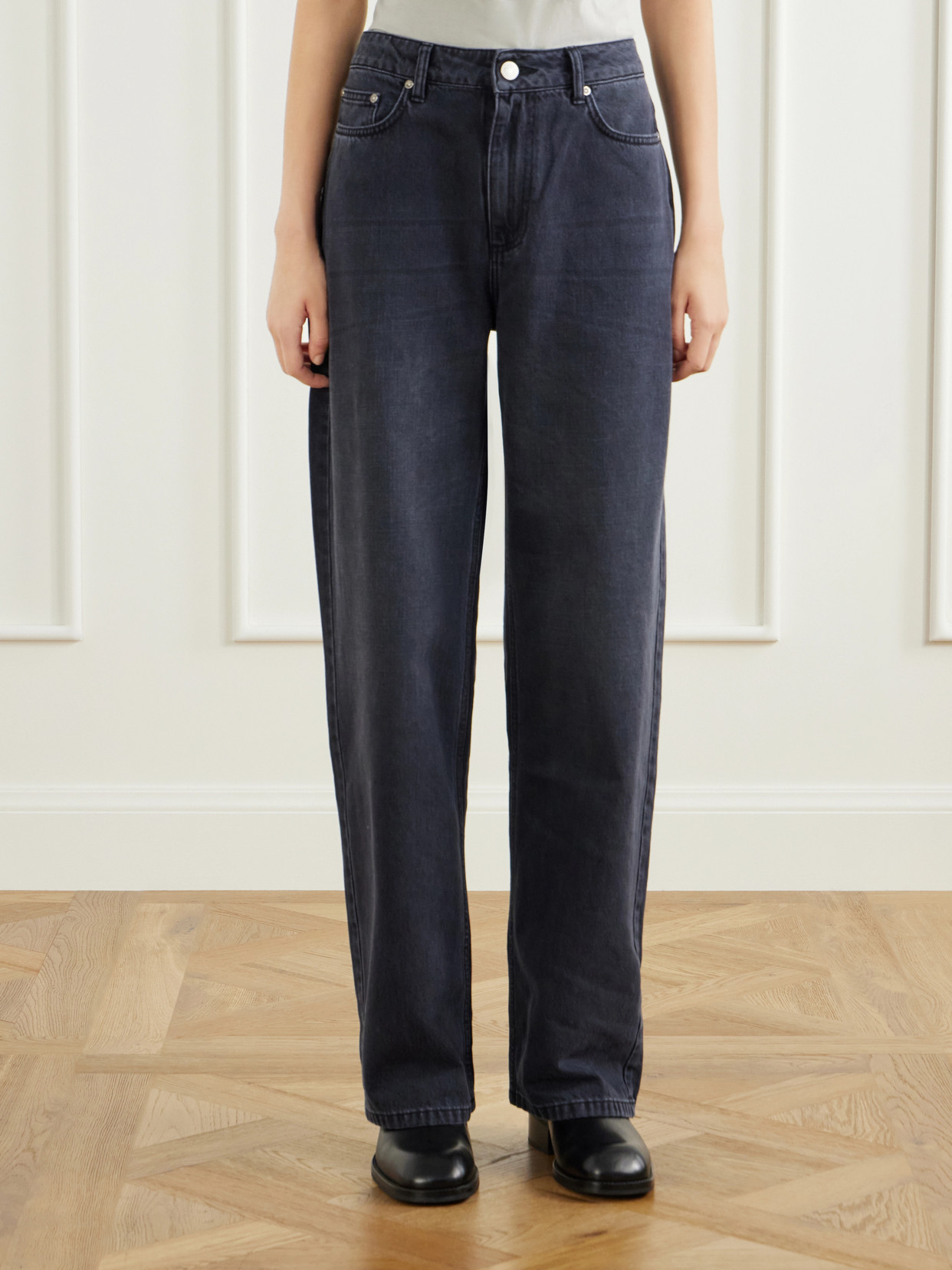 Frequent Organic High-Rise Wide- Leg