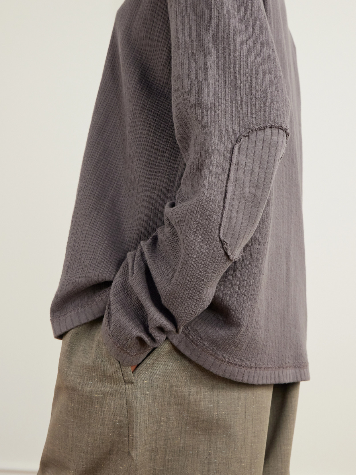 Reverse Rib Organic Cotton T-Shirt