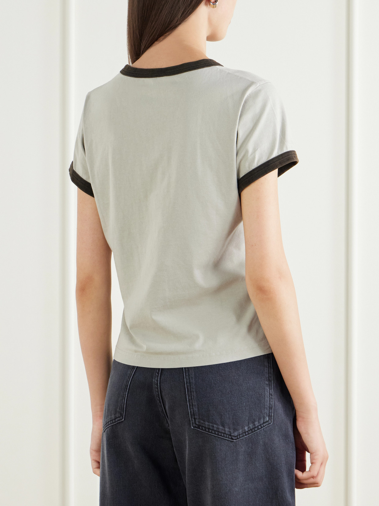 Ringer Cotton T-Shirt