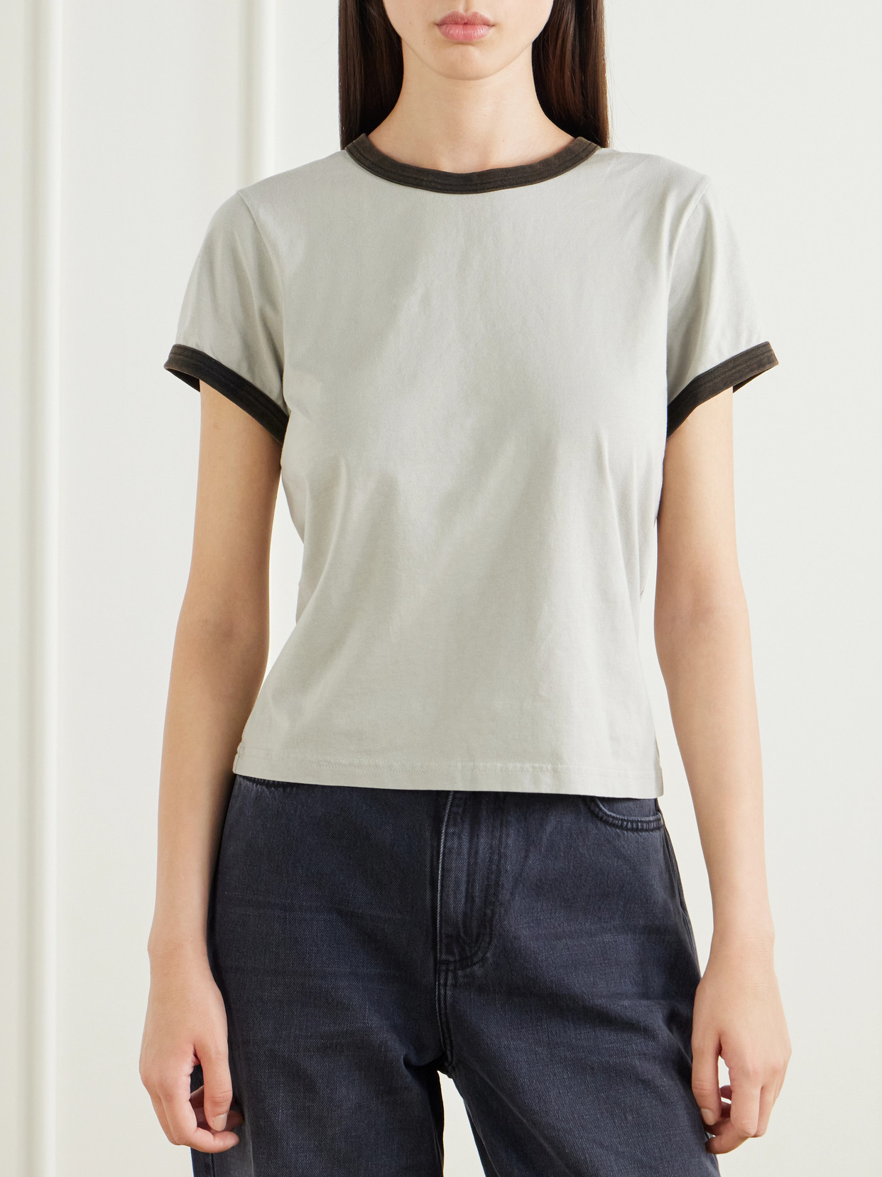 Ringer Cotton T-Shirt