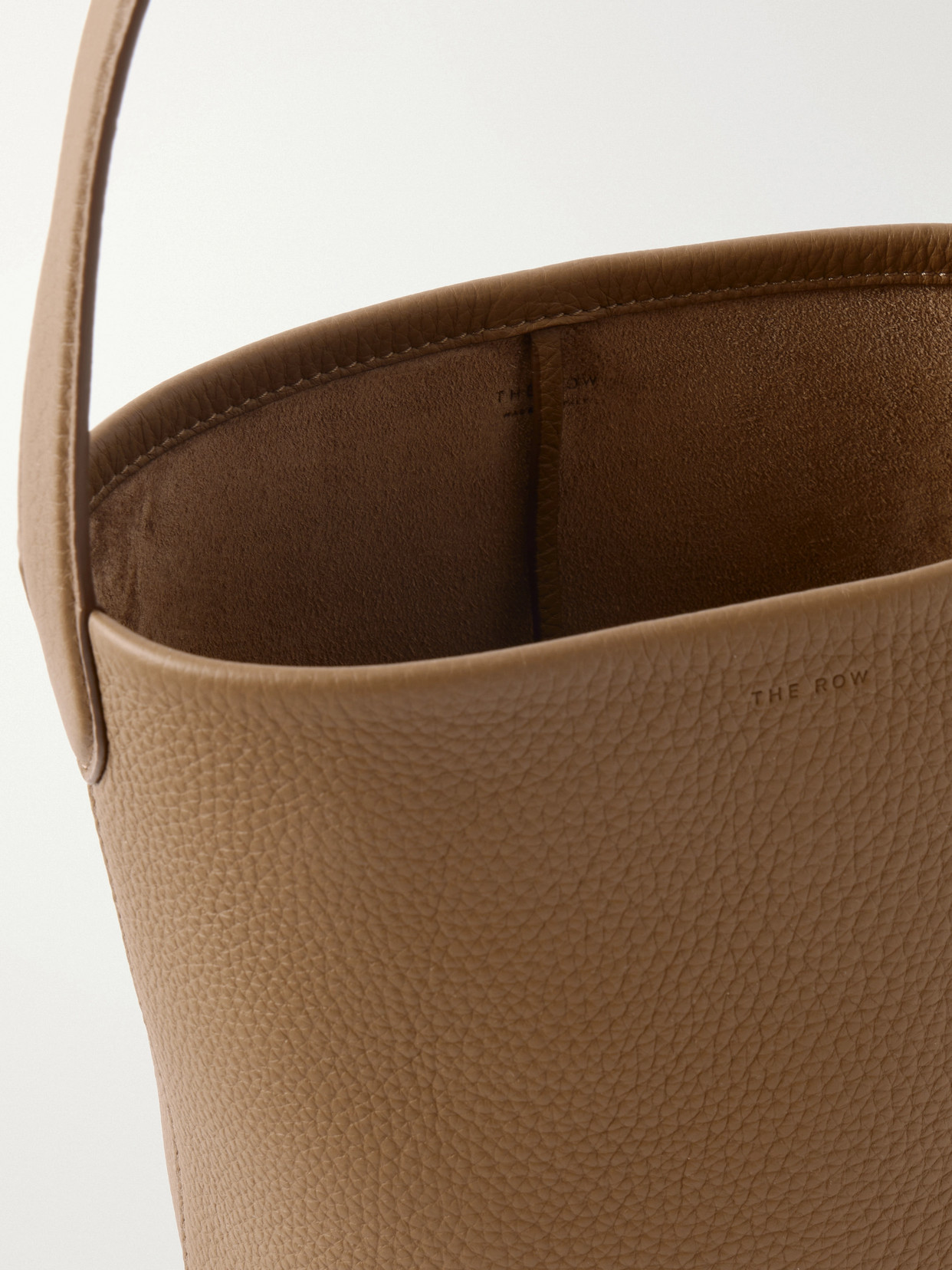 N/S Park Small Textured-Leather Tote