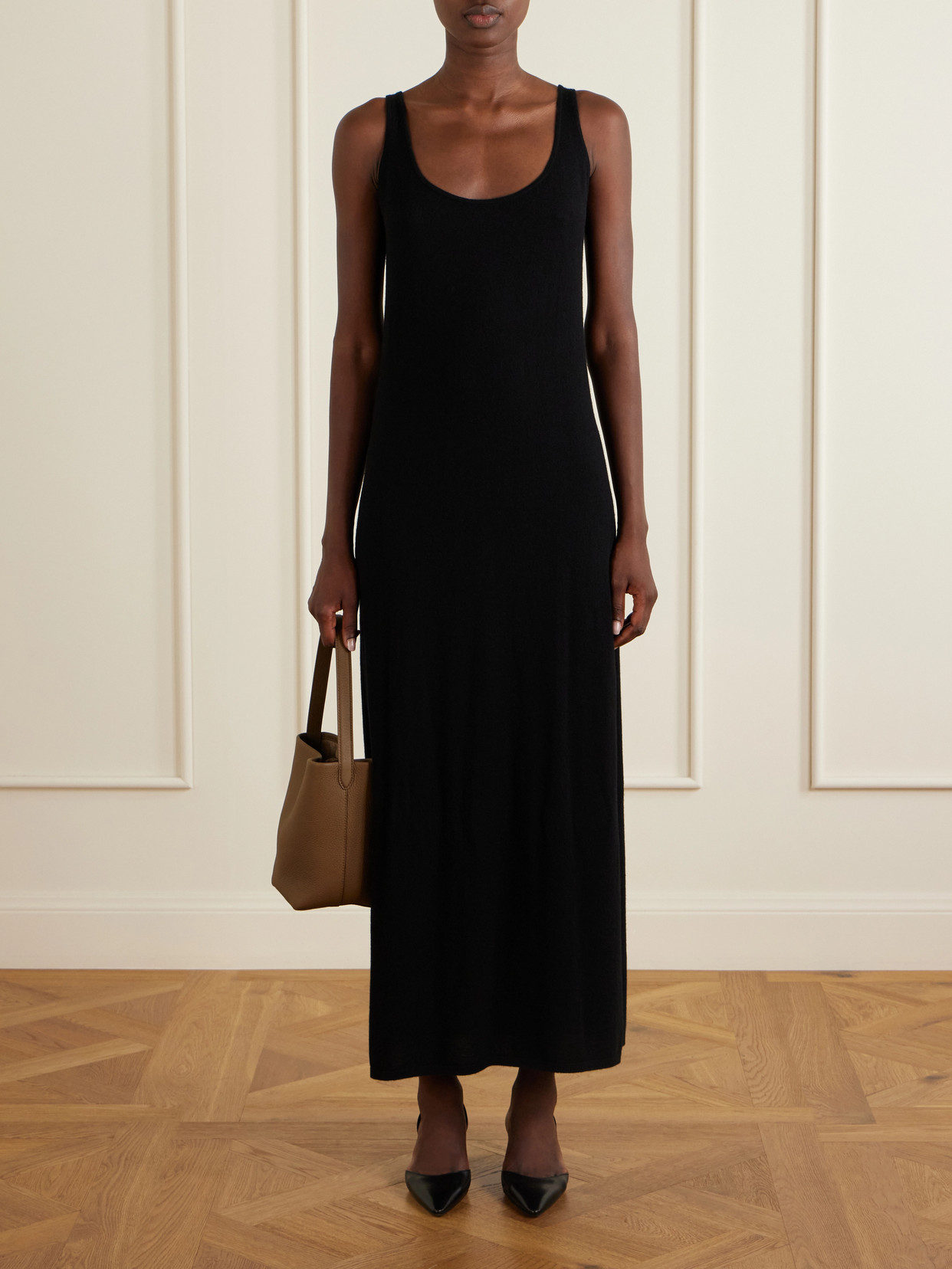 N/S Park Small Textured-Leather Tote