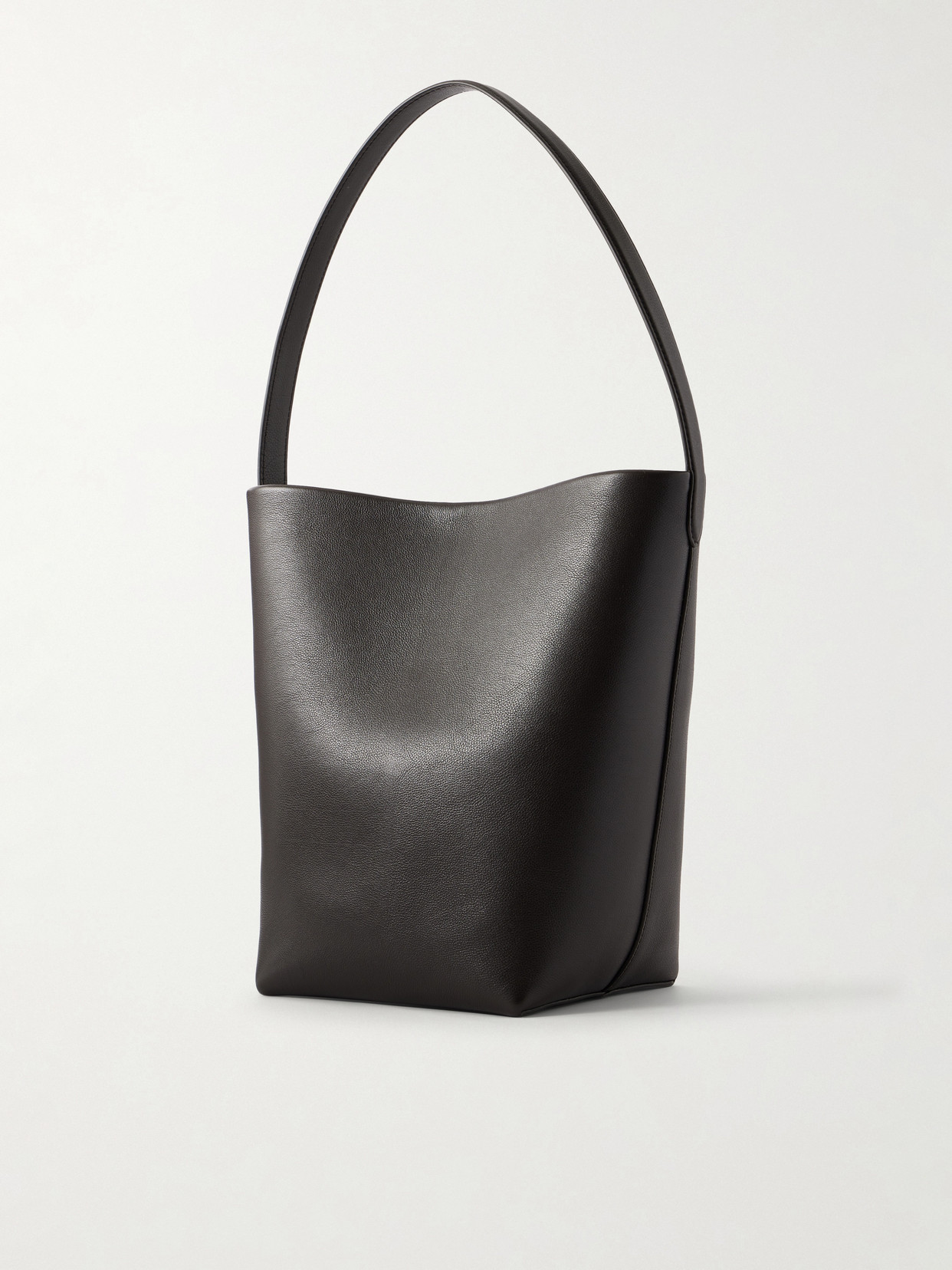 N/S Park Medium Textured-Leather Tote