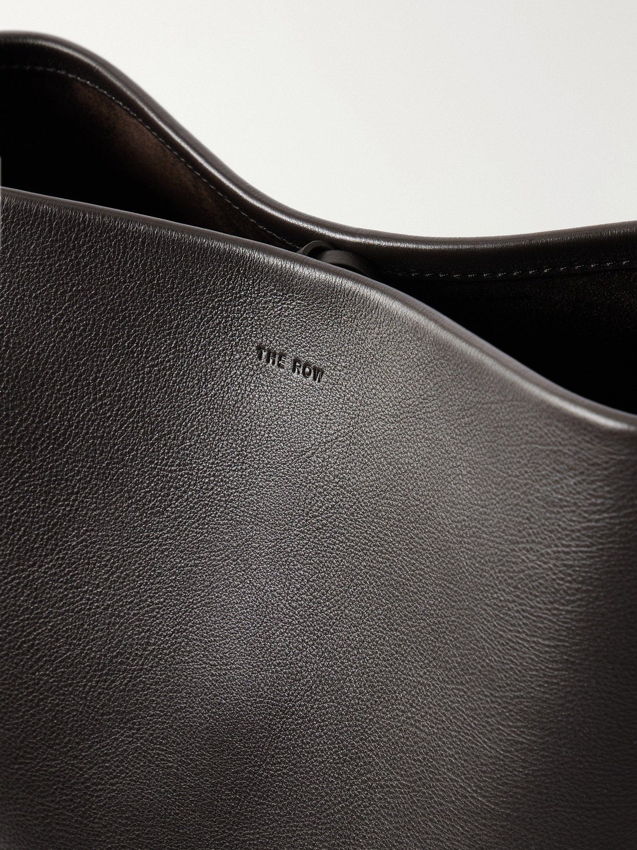 N/S Park Medium Textured-Leather Tote