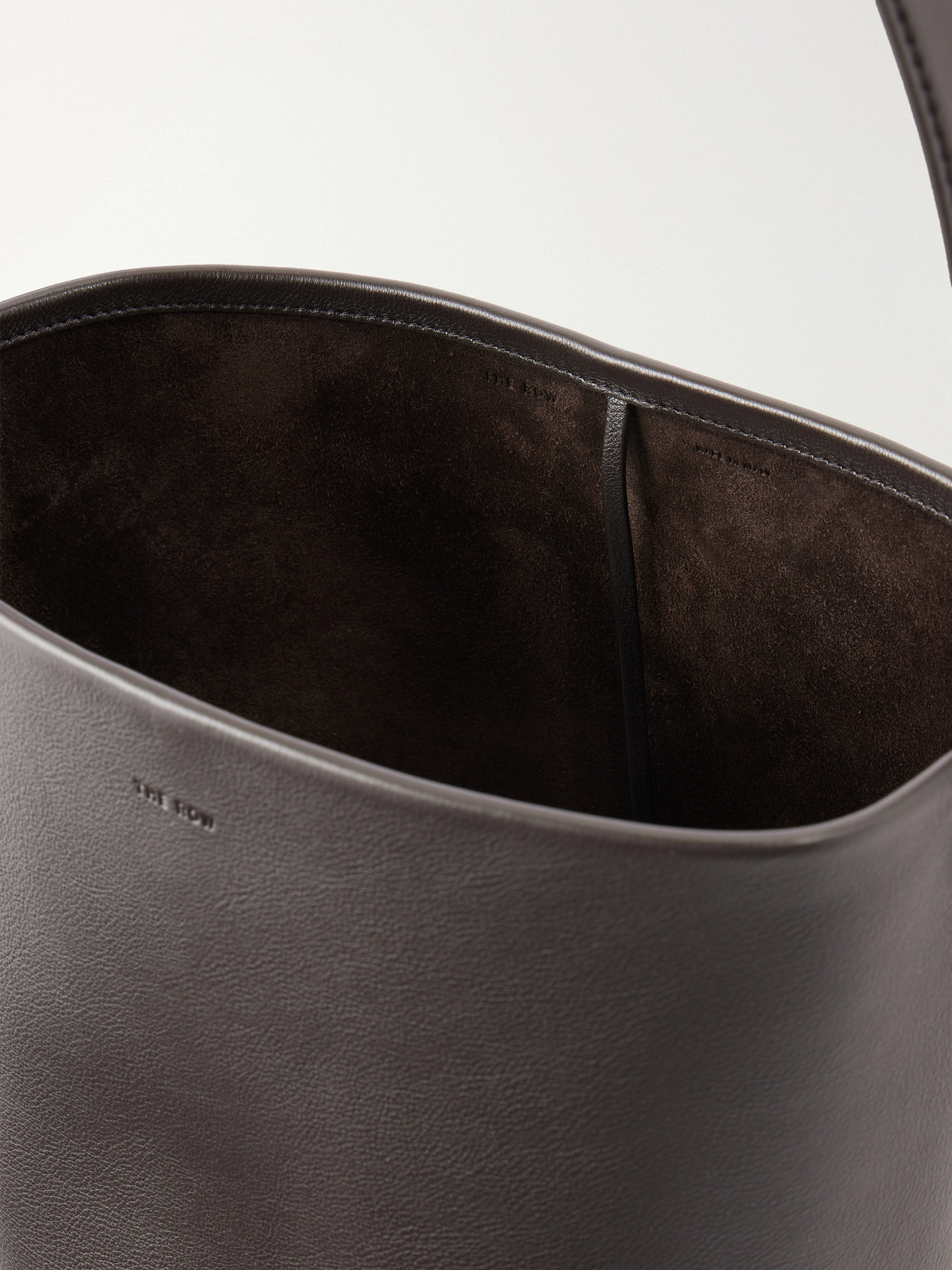 N/S Park Medium Textured-Leather Tote