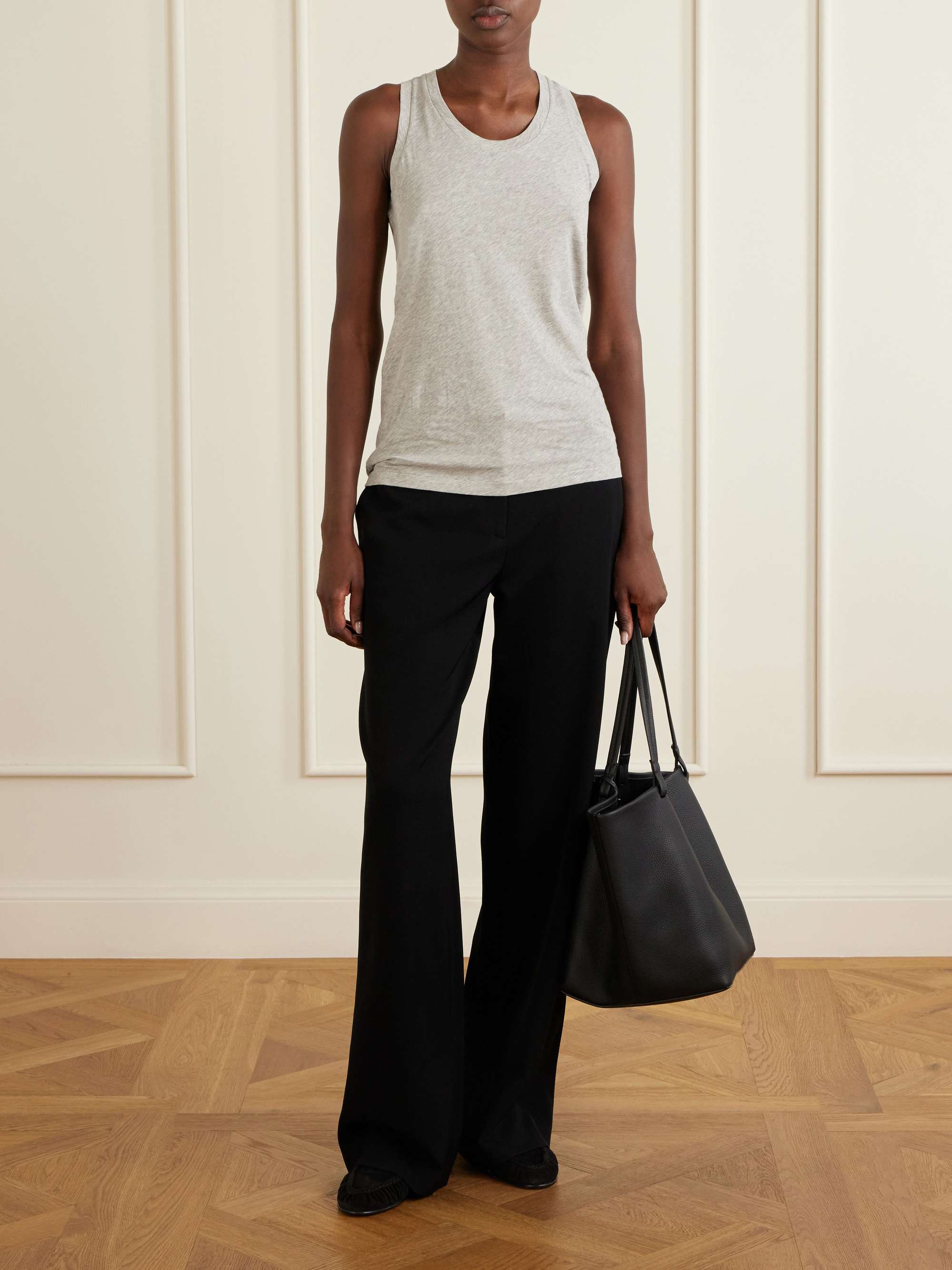 THE ROW Park 3 medium textured-leather tote