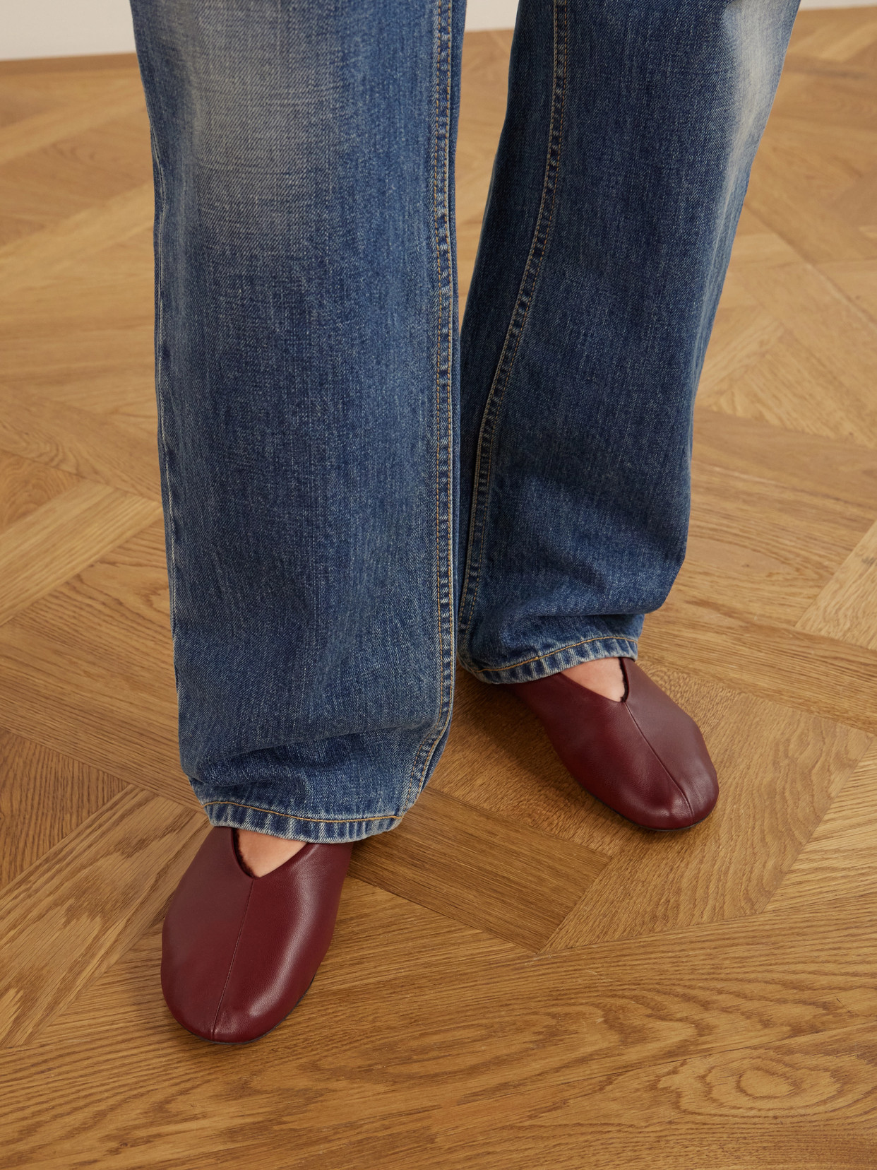 Stella Shearling-Lined Ballet Flats