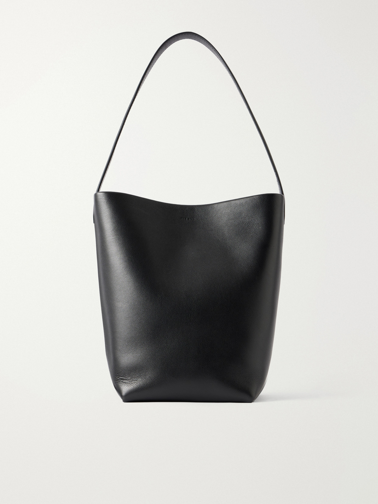 N/S Park Medium Textured-Leather Tote