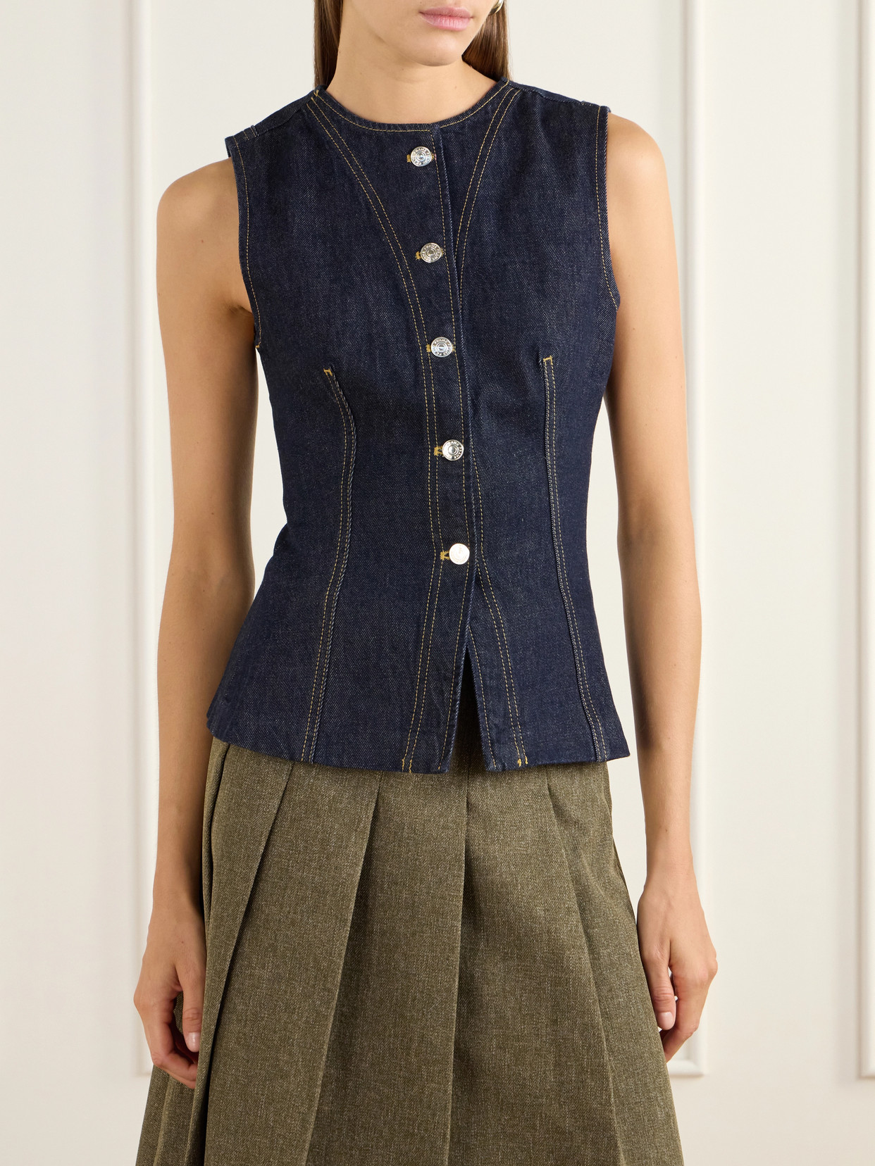 The Form Denim Vest