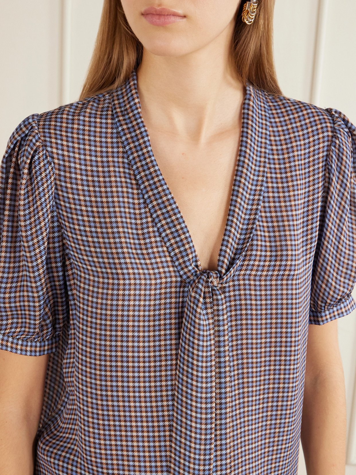 The Sonnet Checked Blouse