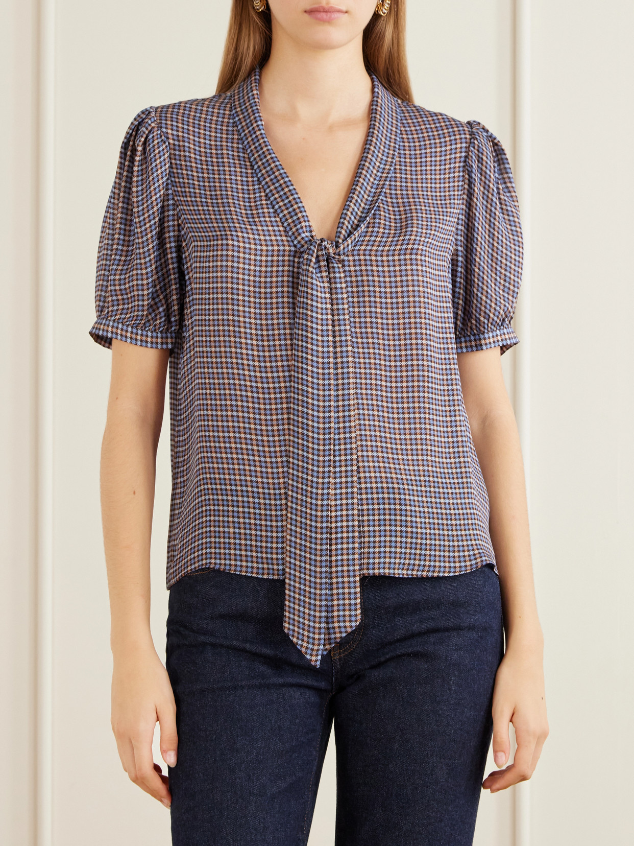 The Sonnet Checked Blouse
