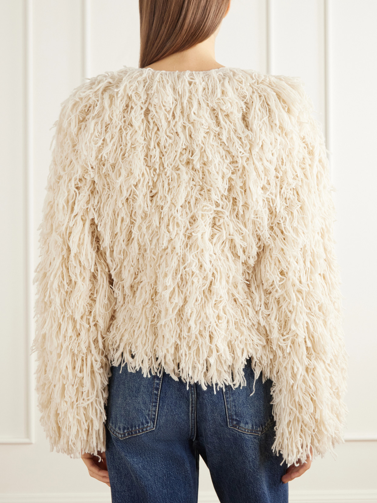 The Fringe Alpaca Wool-Blend Jacket