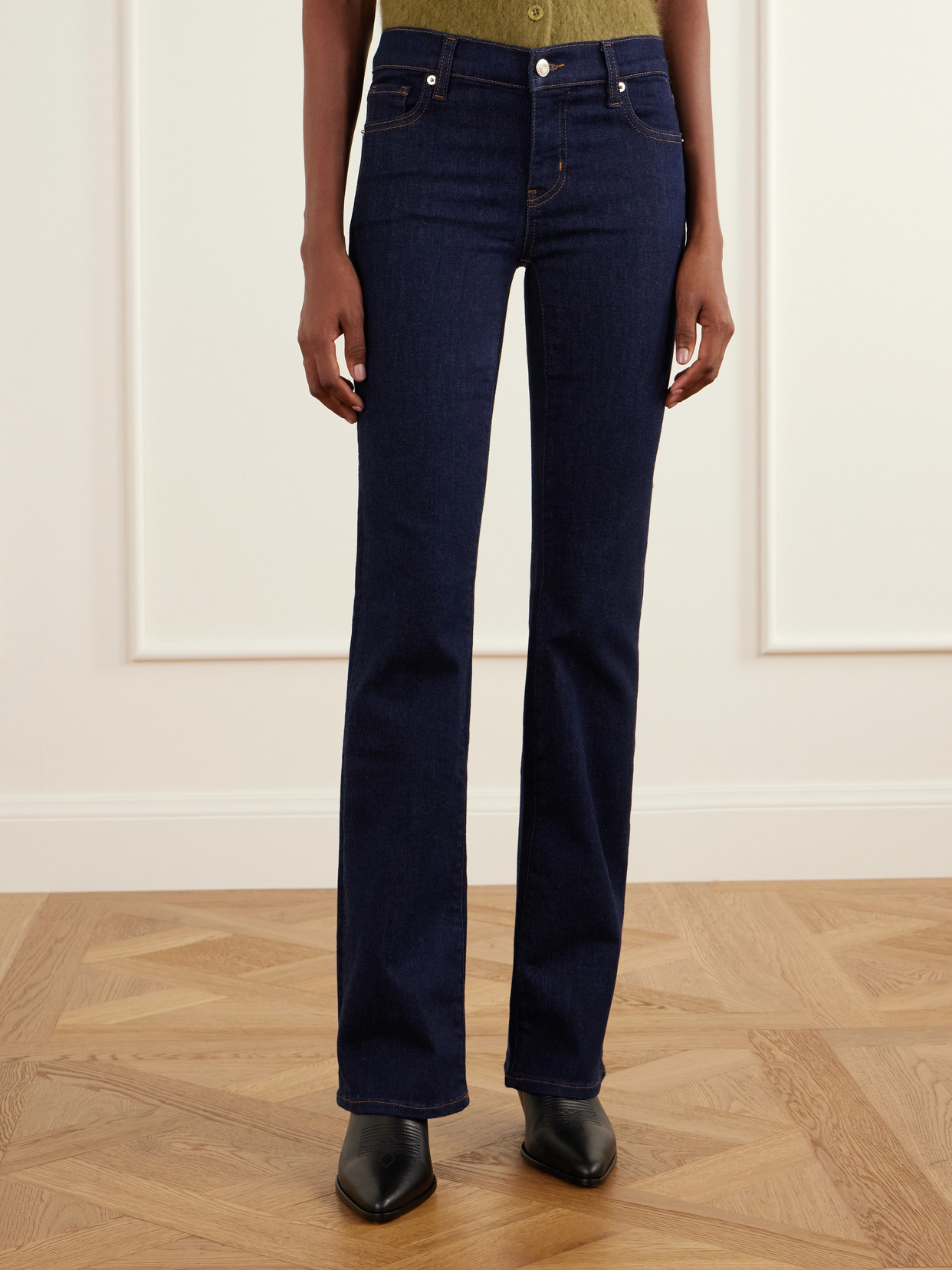 The Rodeo Low-Rise Flared Jeans