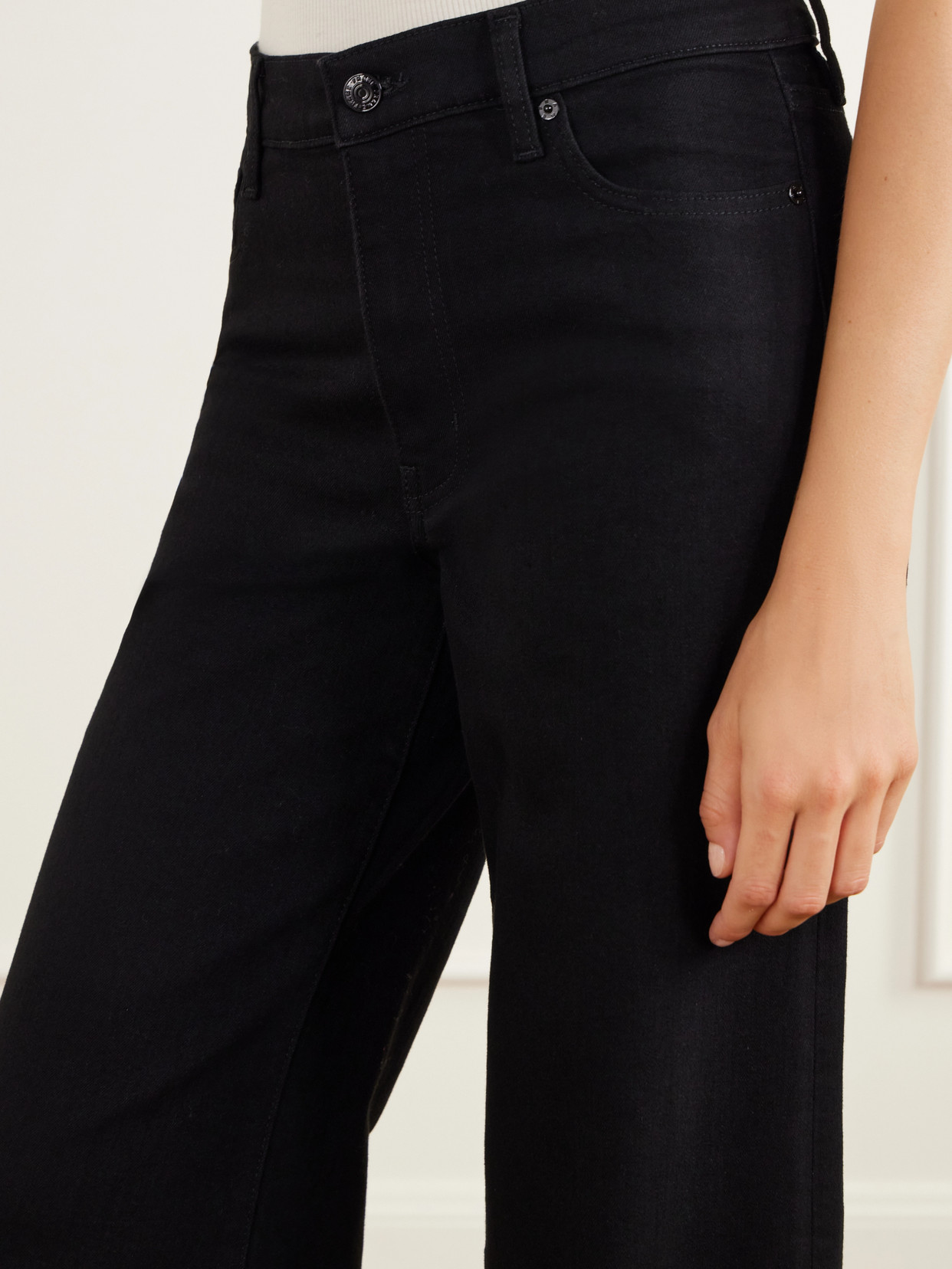 The Palace High-Rise Flared Stretch Jeans