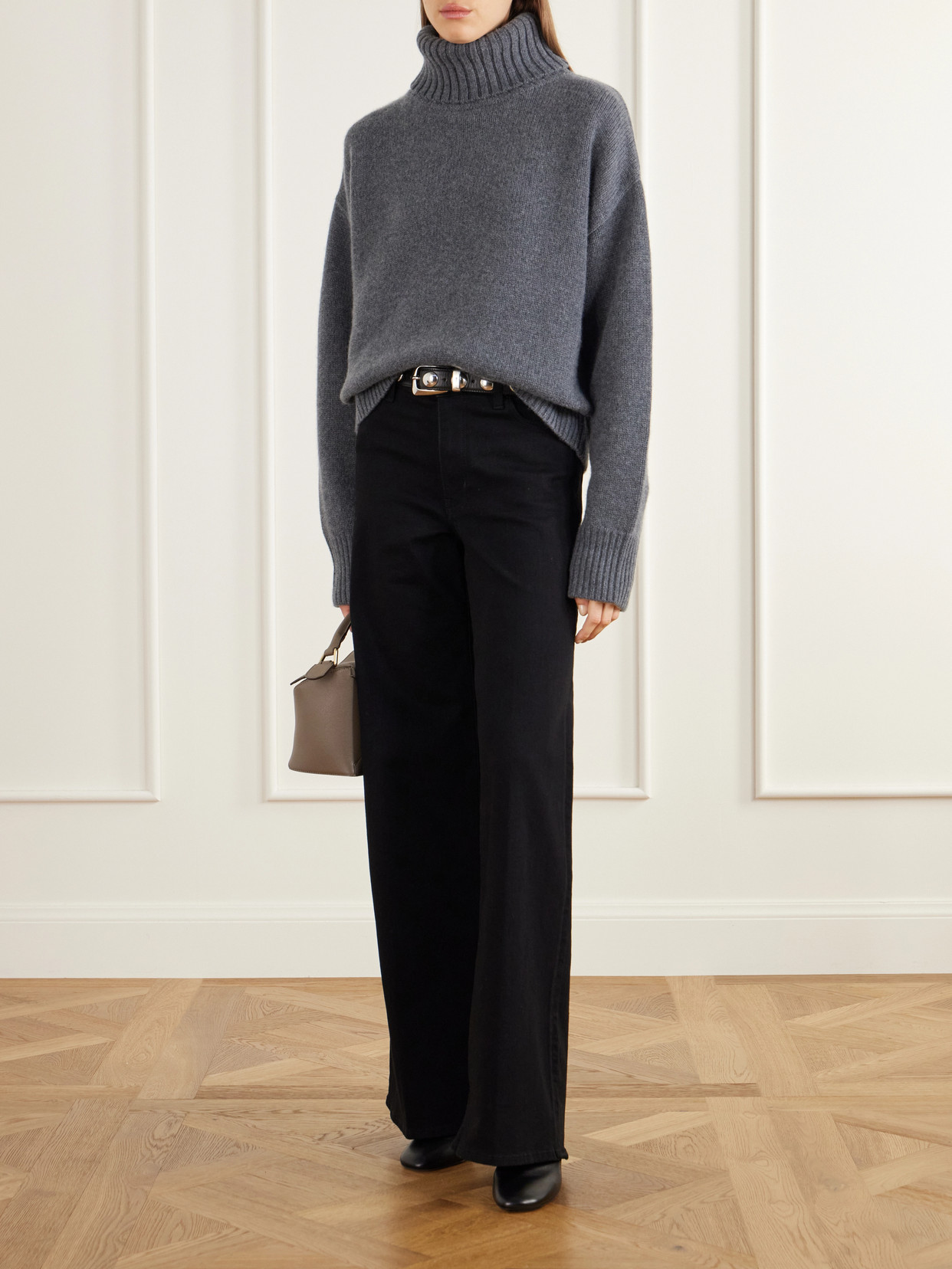The Palace High-Rise Flared Stretch Jeans