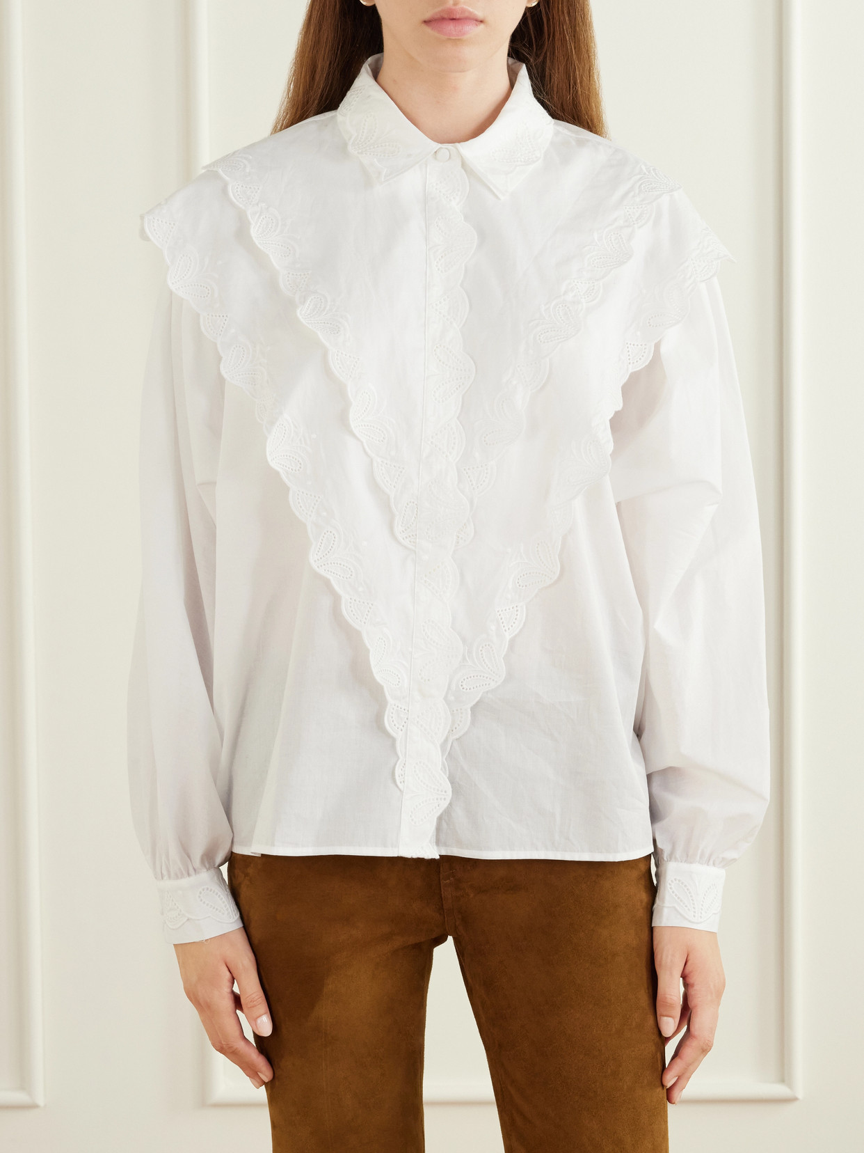 The Equestrian Cotton-Poplin Shirt