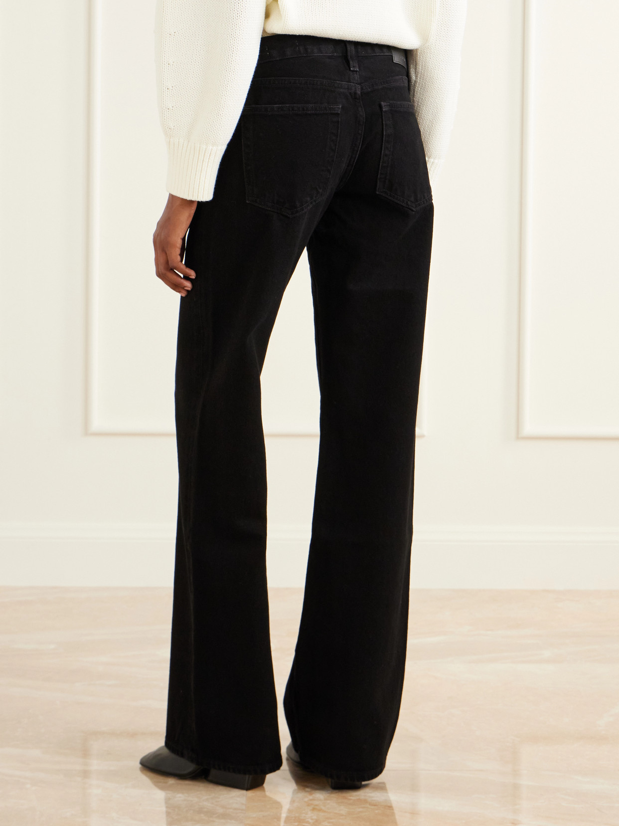 The Gray Low-Rise Wide- Leg
