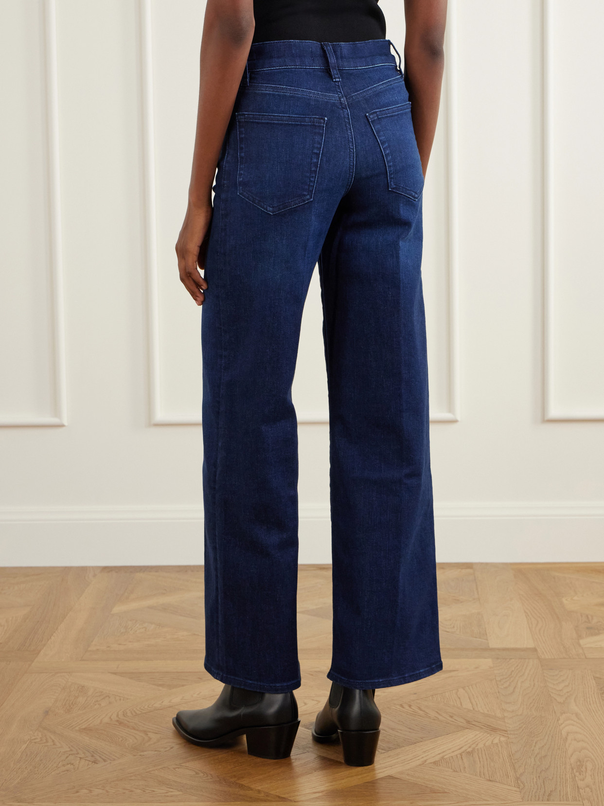 Le Slim Palazzo High-Rise Wide- Leg