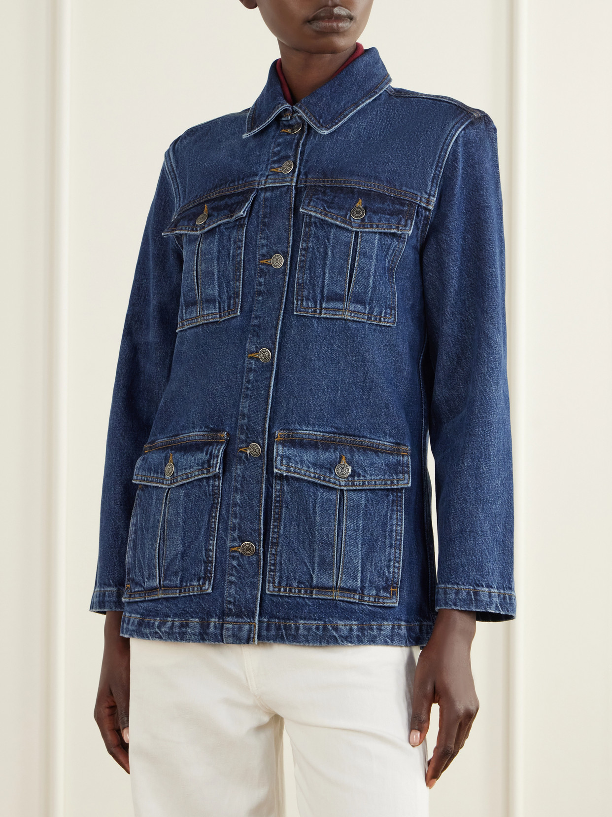 The Denim Utility Denim Jacket