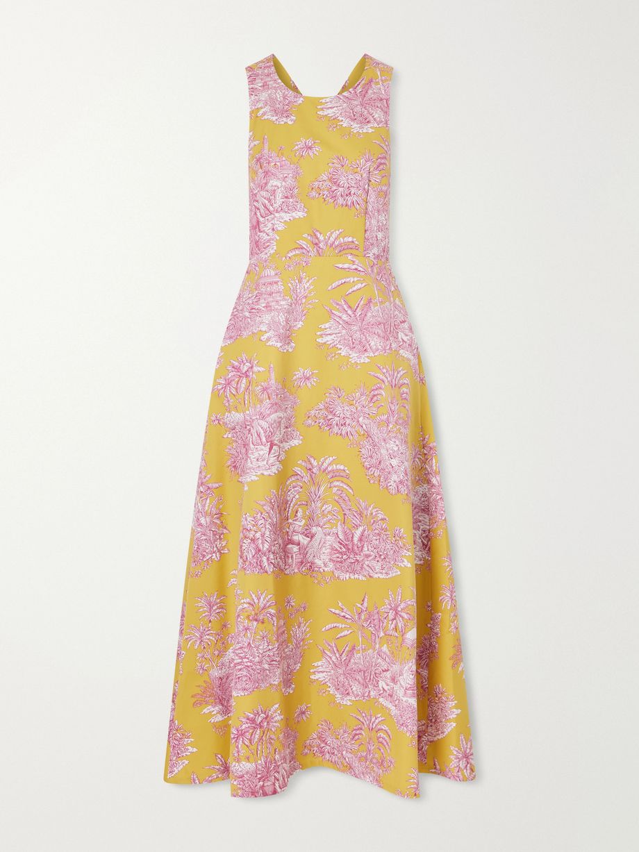 Colonna printed cotton maxi dress