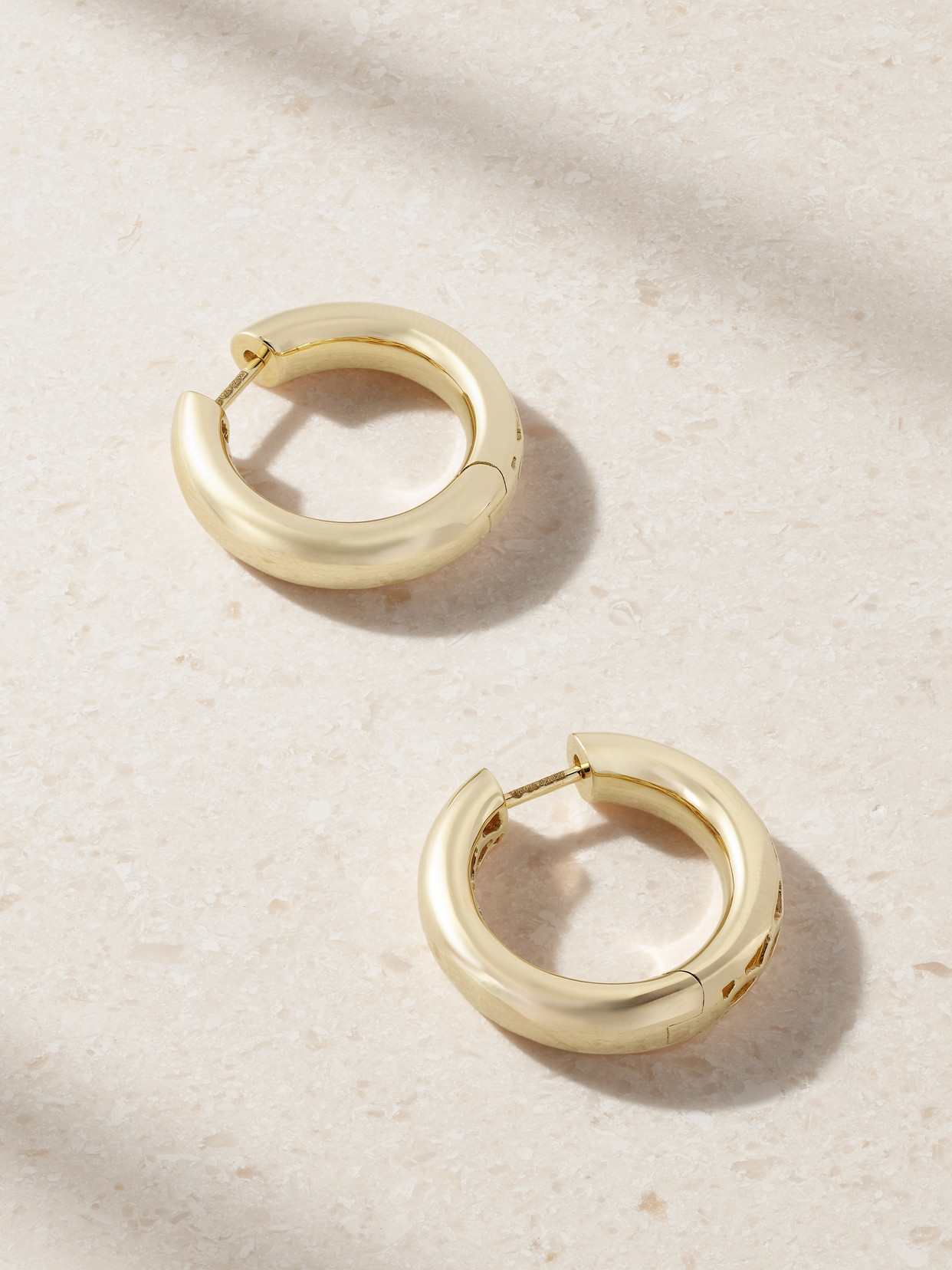 Anita Ko Cosmo 18-karat Gold Hoop Earrings In Neutral